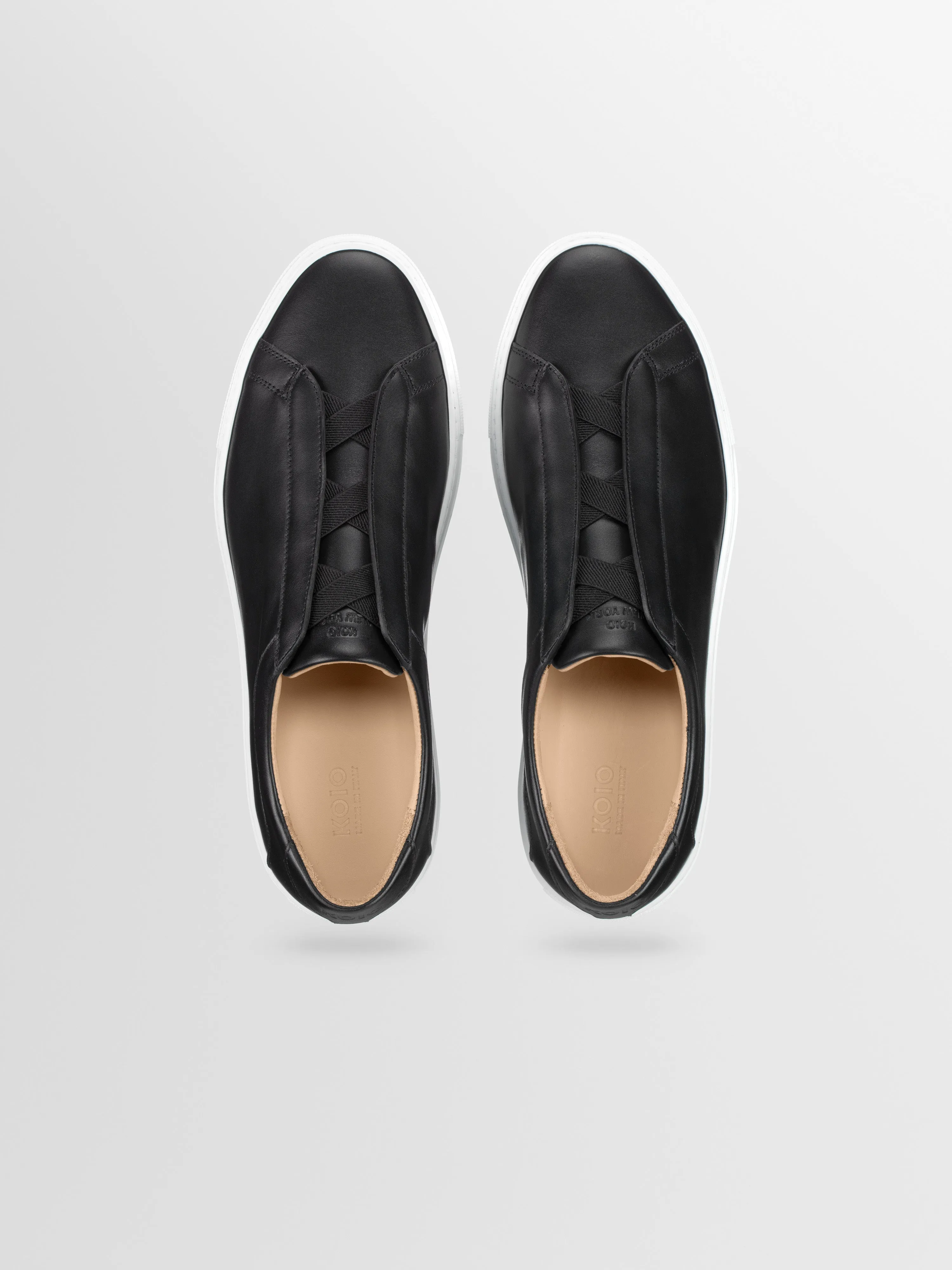 Capri X Leather Sneaker in Onyx sold by Koio product image thumbnail 3