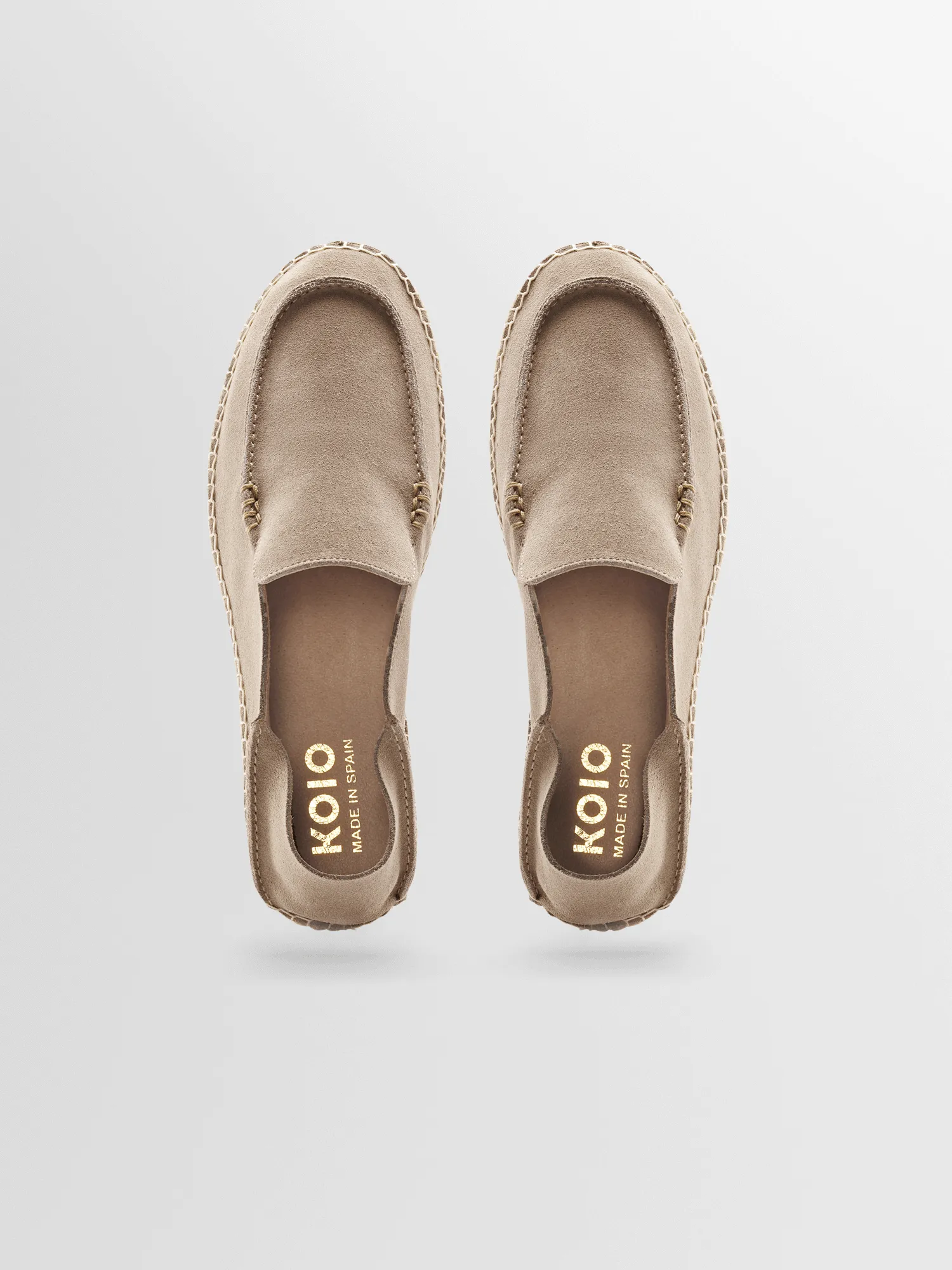 Ostuni Suede Espadrille in Ashen sold by Koio product image thumbnail 4