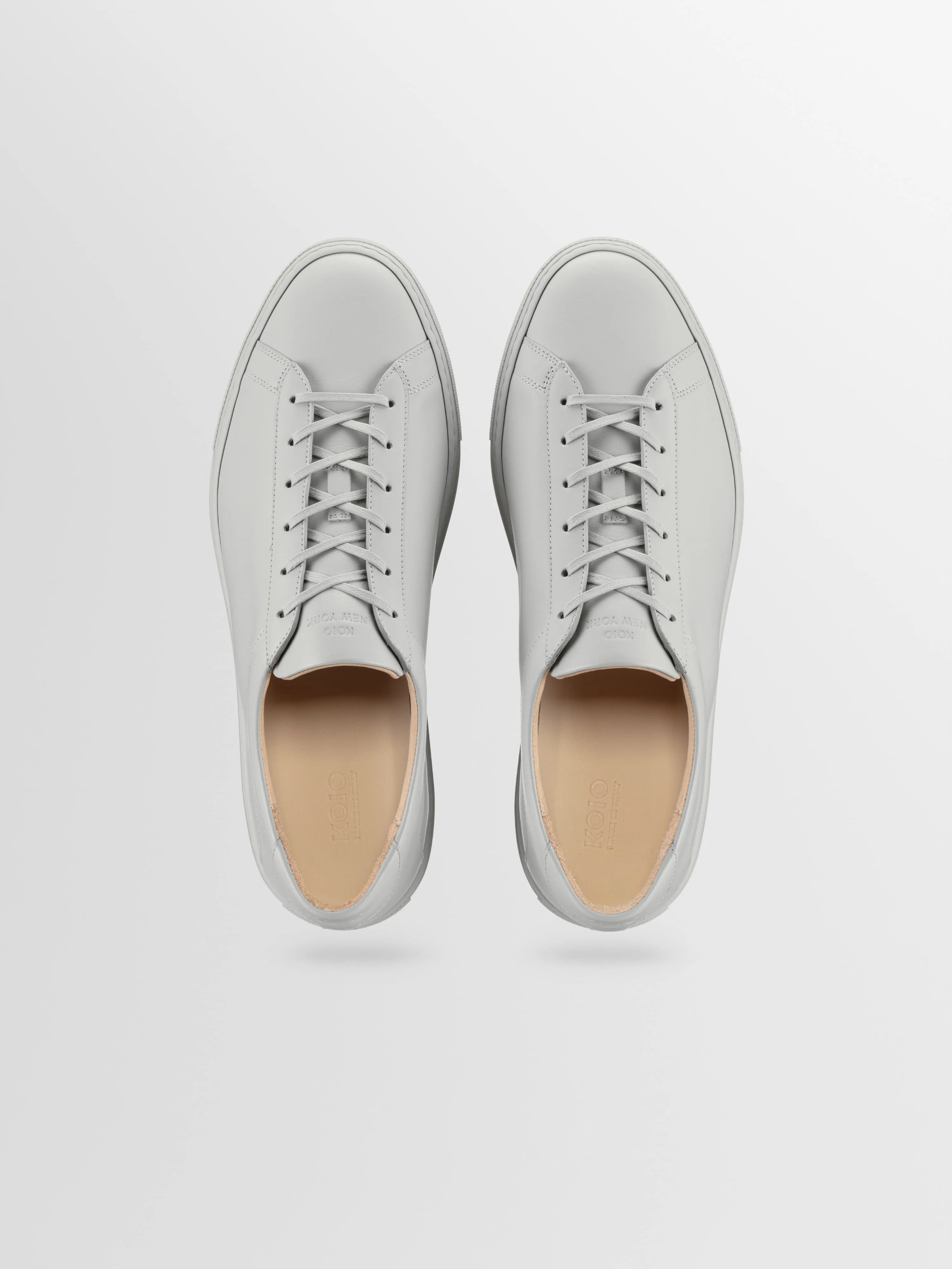 Capri Leather Sneaker in Sandstone Wide Fit sold by Koio product image thumbnail 3