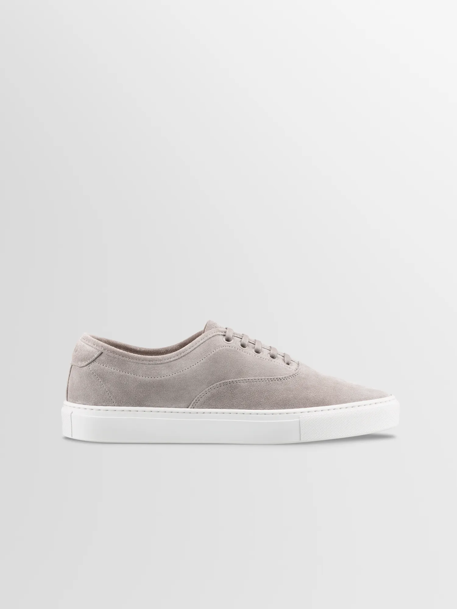 Portofino Suede Sneaker in Mineral sold by Koio