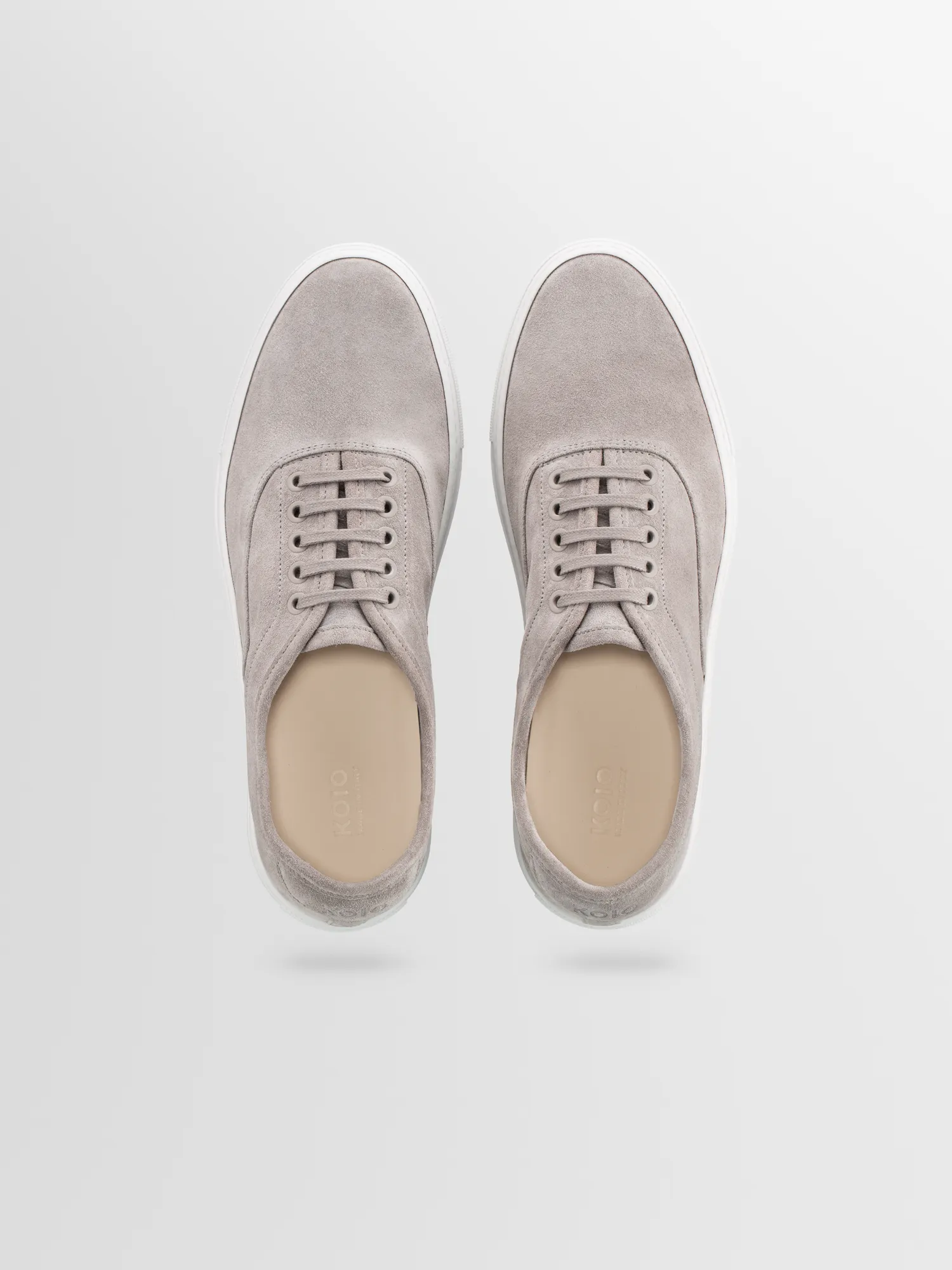 Portofino Suede Sneaker in Mineral sold by Koio product image thumbnail 3
