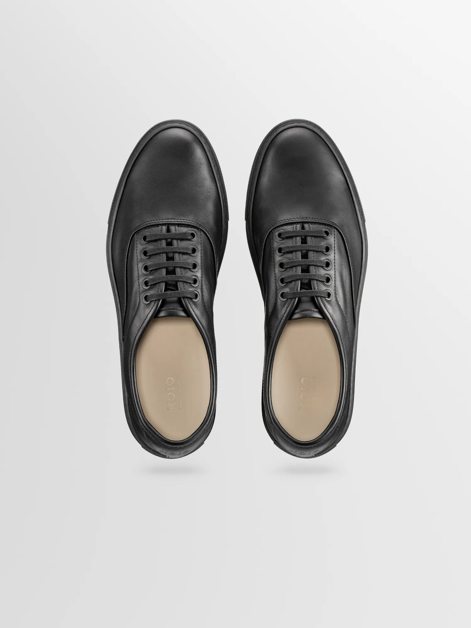 Portofino Leather Sneaker in Shadow sold by Koio product image thumbnail 3