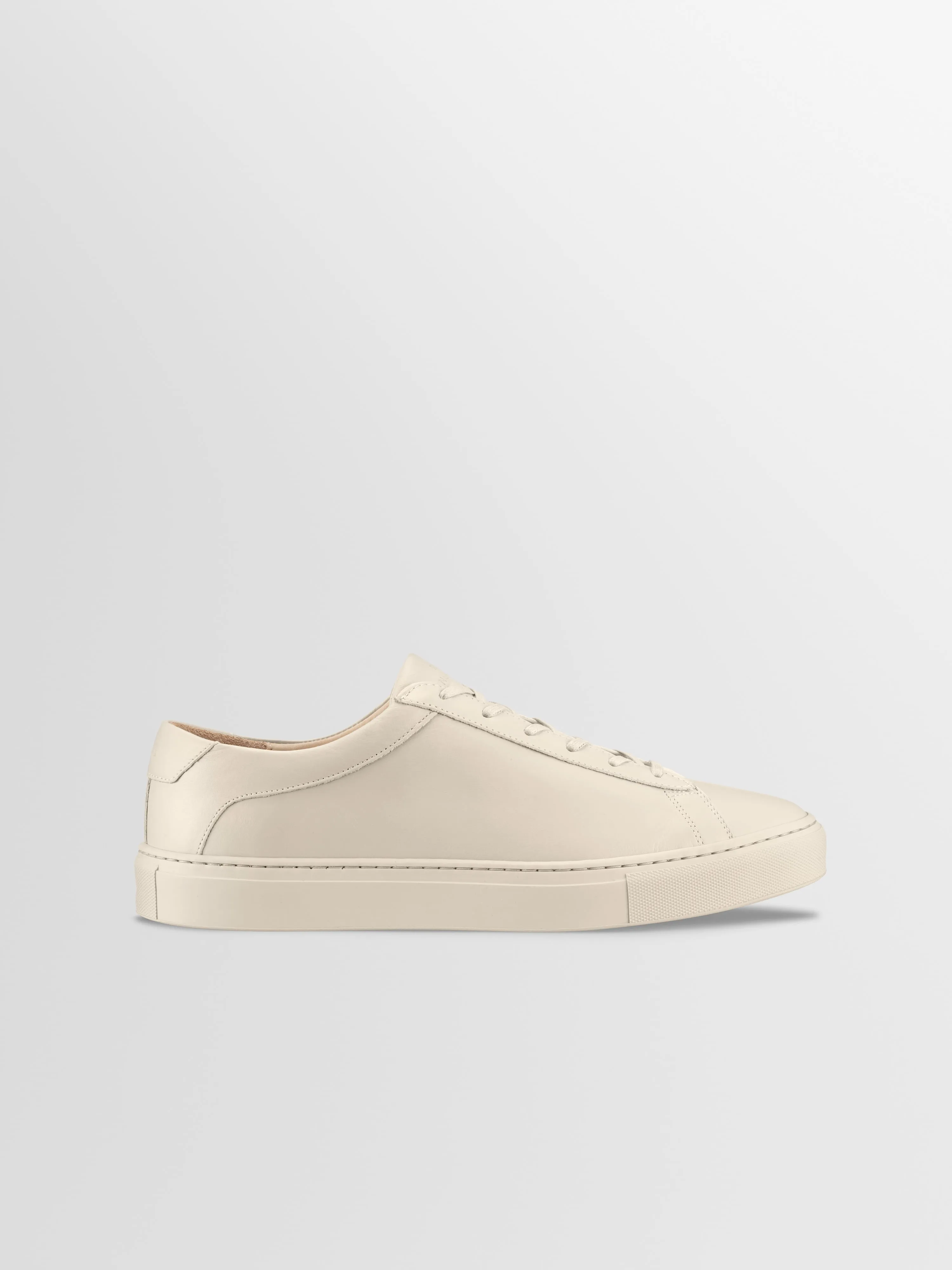 Capri Leather Sneaker in Limestone sold by Koio