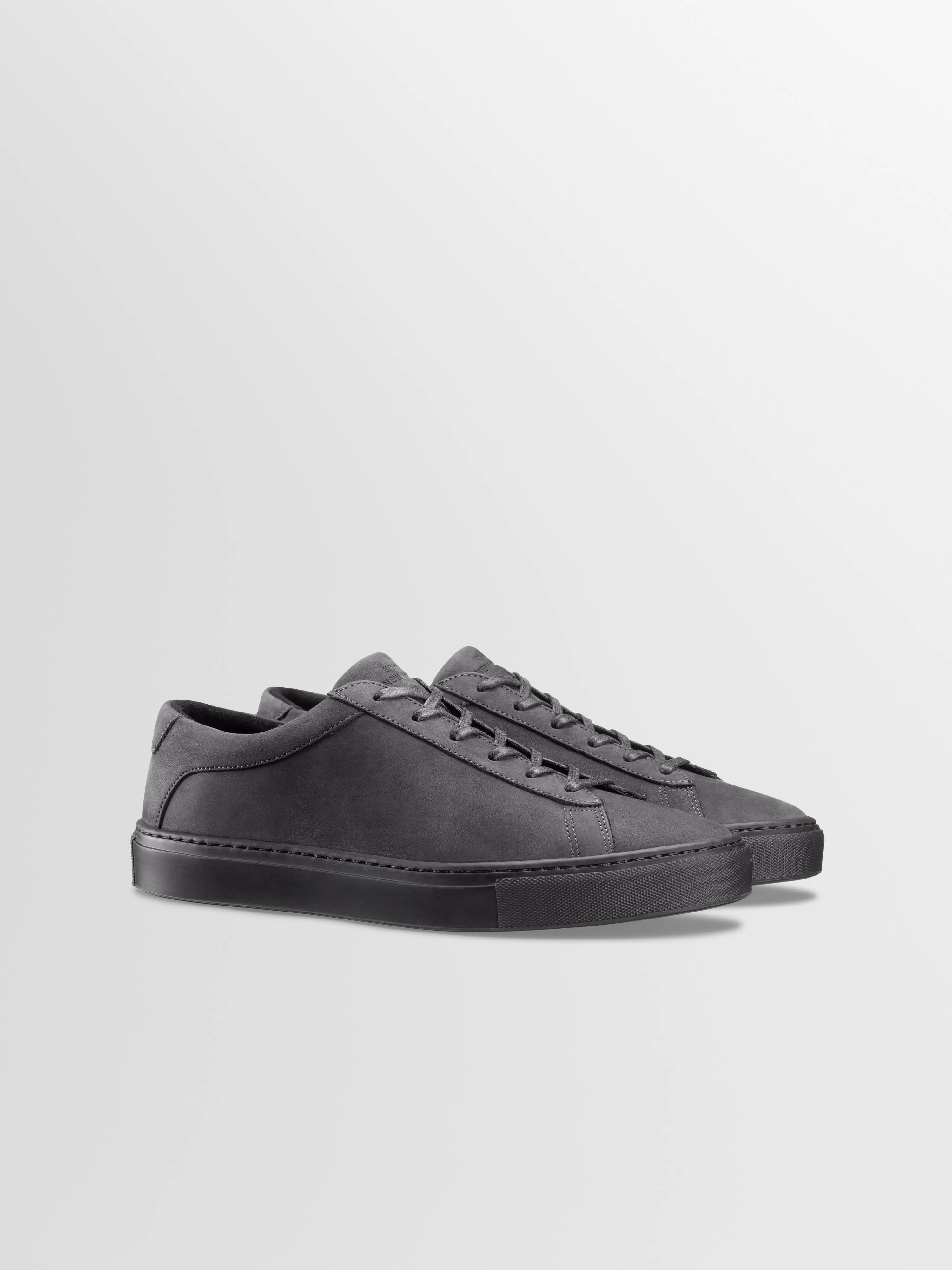 Capri Nubuck Sneaker in Charcoal sold by Koio product image thumbnail 5