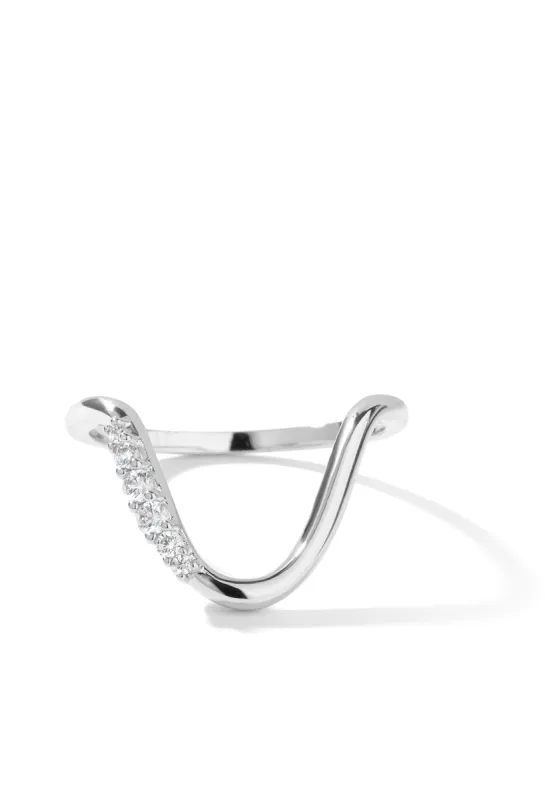 Boomerang | Sterling Silver Ring sold by Oomiay