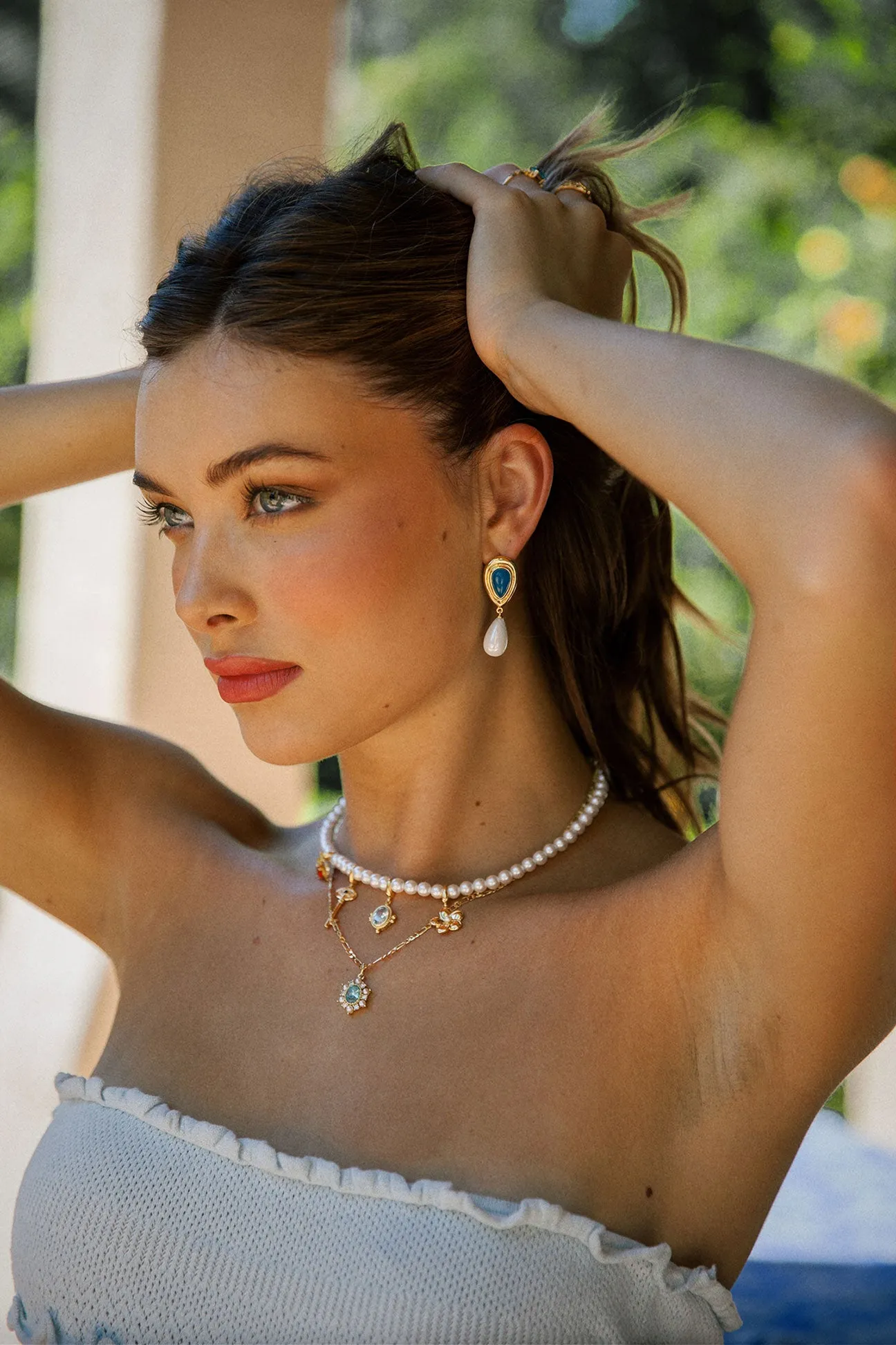 Mykonos Earrings sold by Oomiay product image thumbnail 2