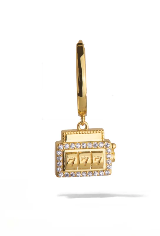 Slots Huggie Earring sold by Oomiay