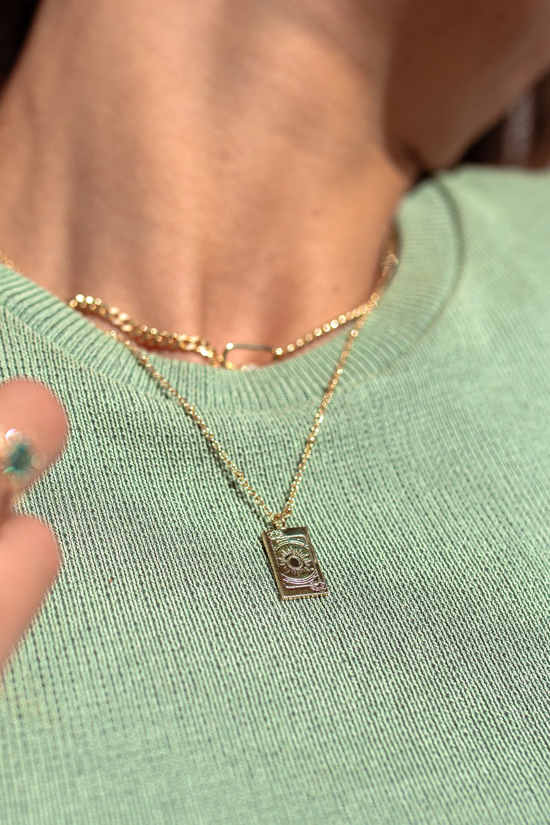 The Sun - Tarot Card Necklace sold by Oomiay product image thumbnail 2