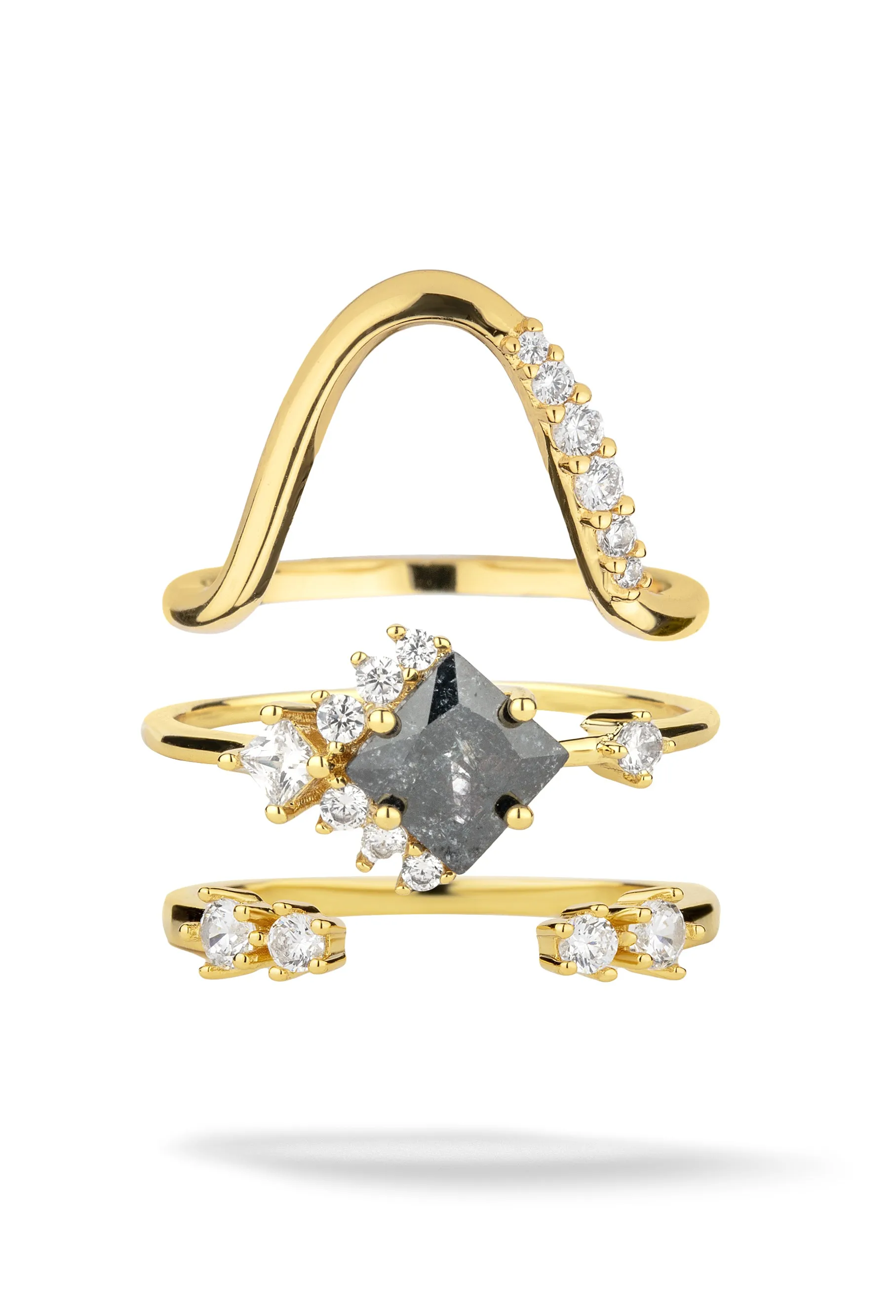 Domain 3 Ring Stack sold by Oomiay