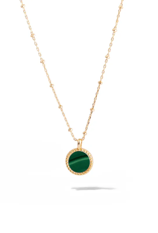 Malachite Necklace | Cleanse sold by Oomiay