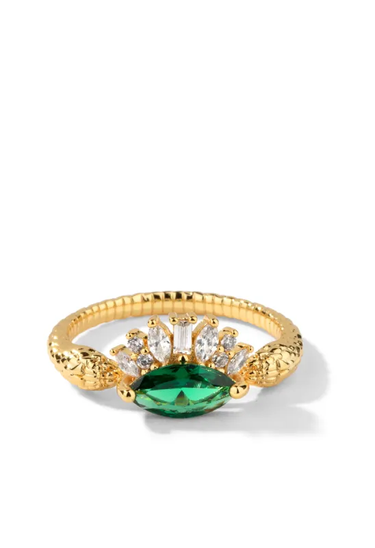 Golden Scales Ring sold by Oomiay