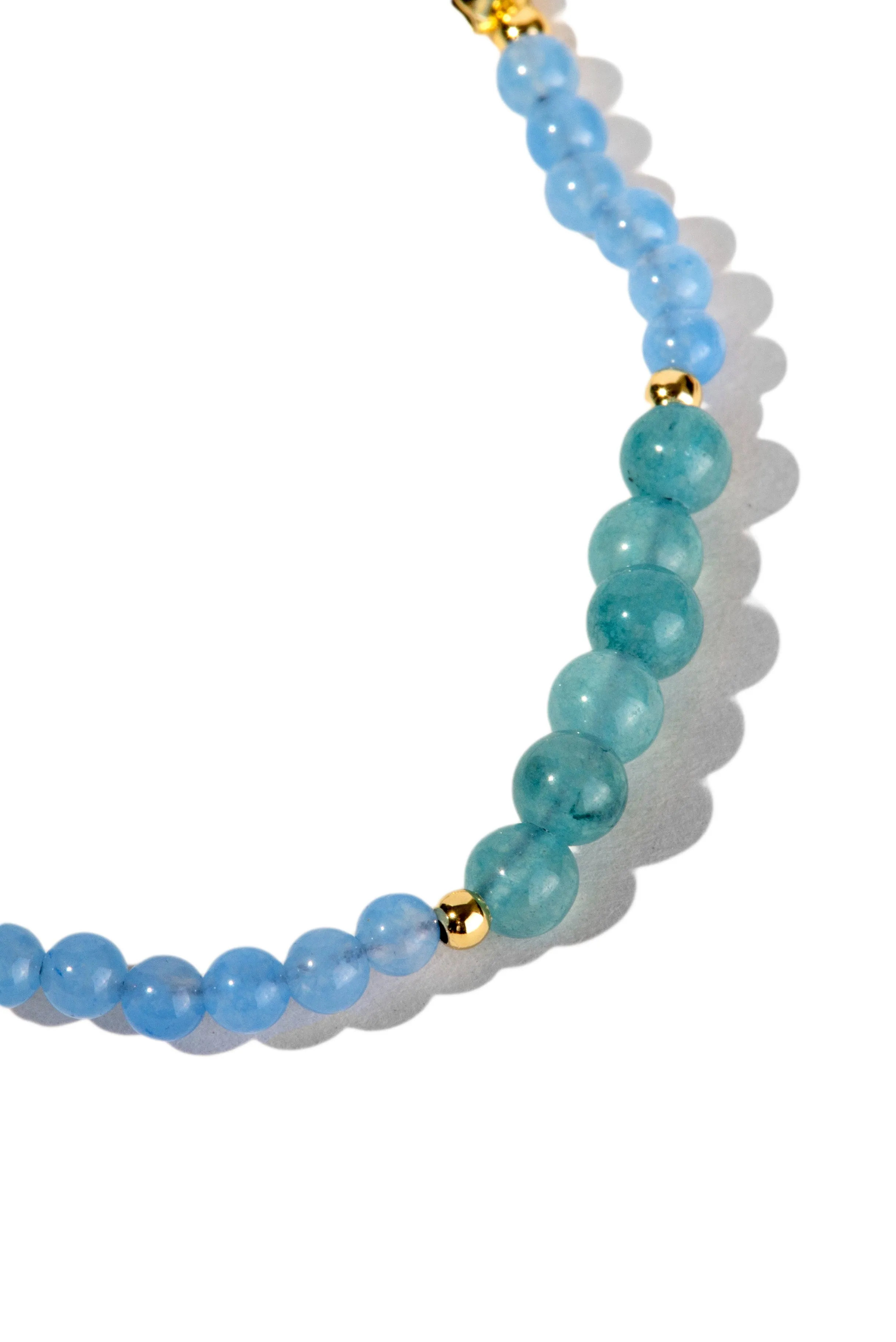 St. Barth | Blue Jade Bracelet sold by Oomiay product image thumbnail 2