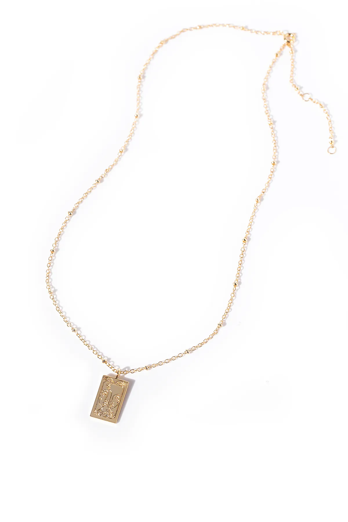 The Lovers - Tarot Card Necklace sold by Oomiay product image thumbnail 3