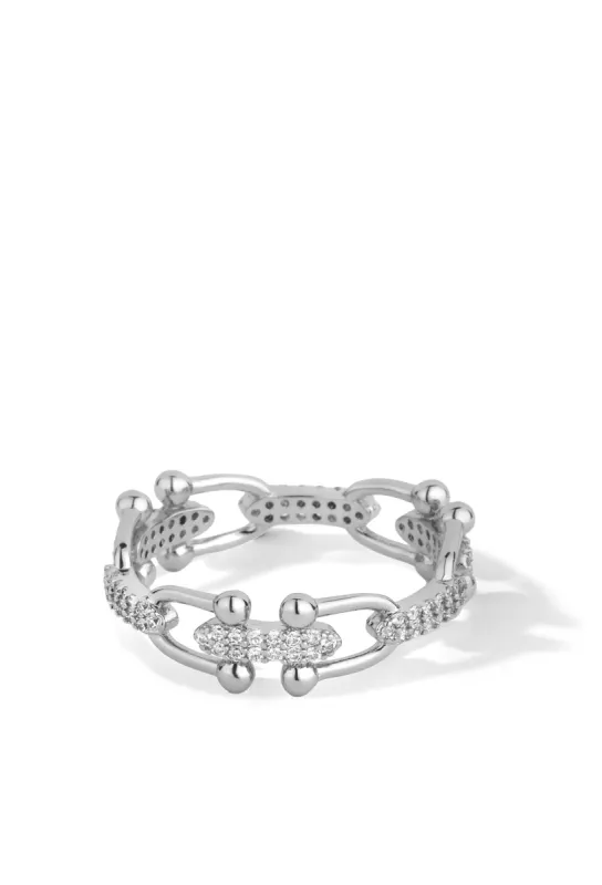 Horsebit | Sterling Silver Ring sold by Oomiay