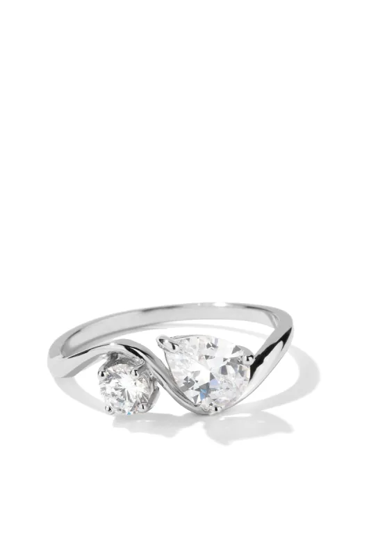 Porcelain | Sterling Silver Ring sold by Oomiay