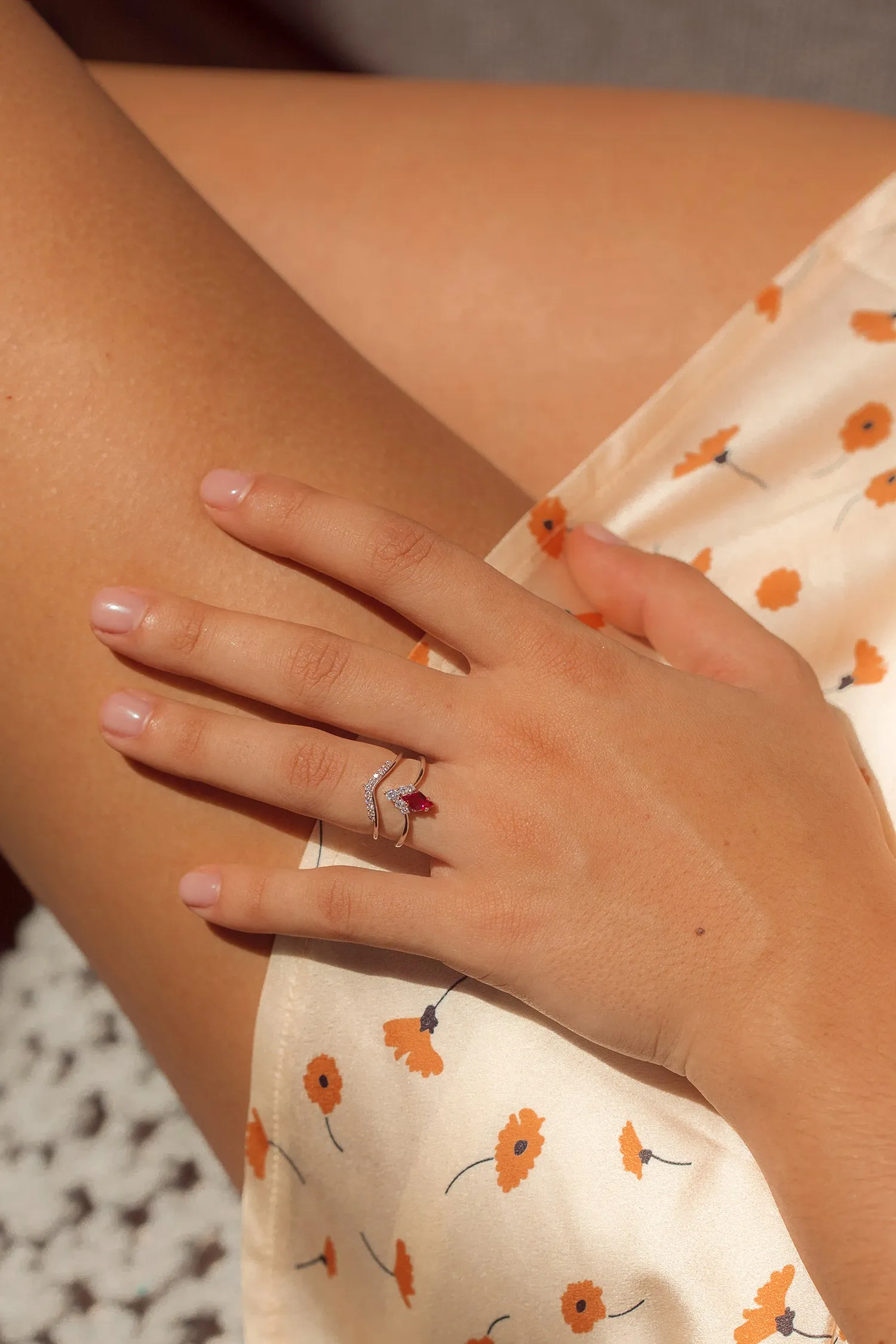 Goji Berry | Sterling Silver Ring sold by Oomiay product image thumbnail 2