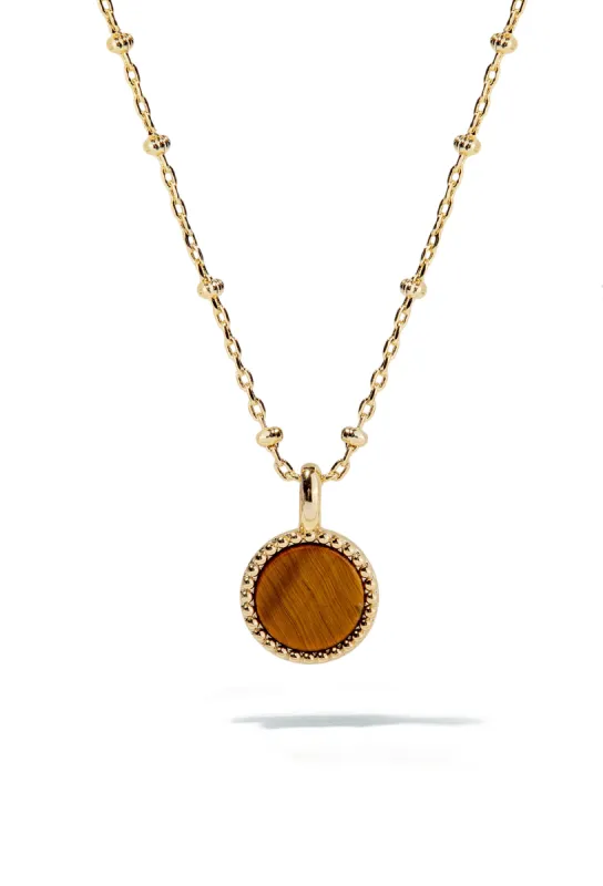 Tiger Eye Necklace | Courage sold by Oomiay