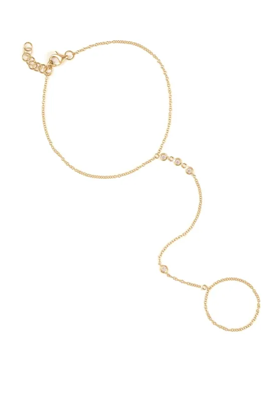 Gold Hand Chain sold by Oomiay