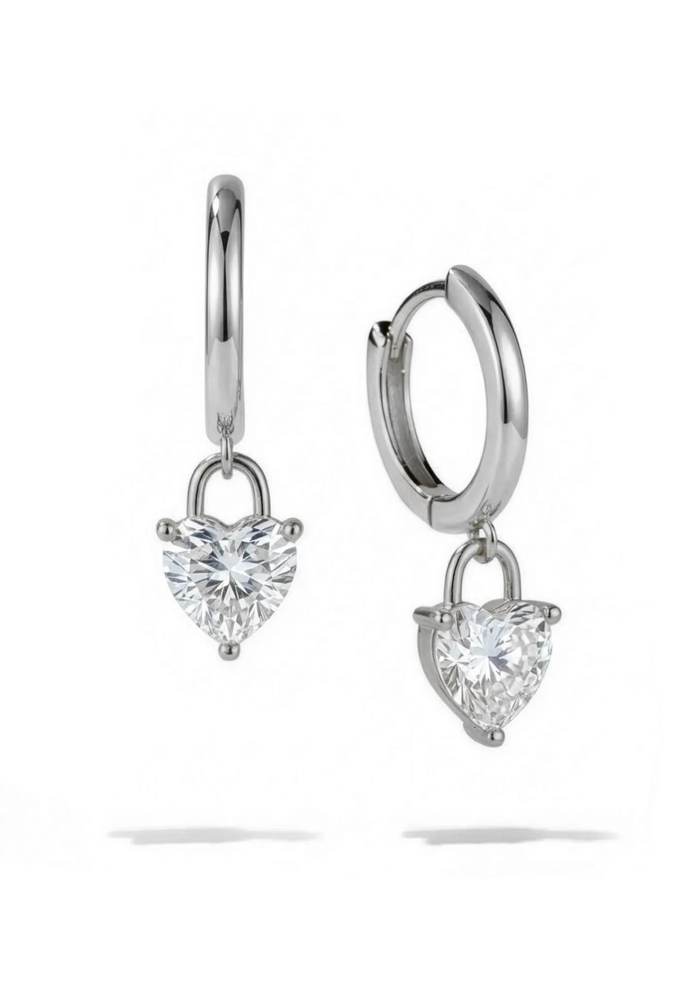 Silver Heart Huggies sold by Oomiay