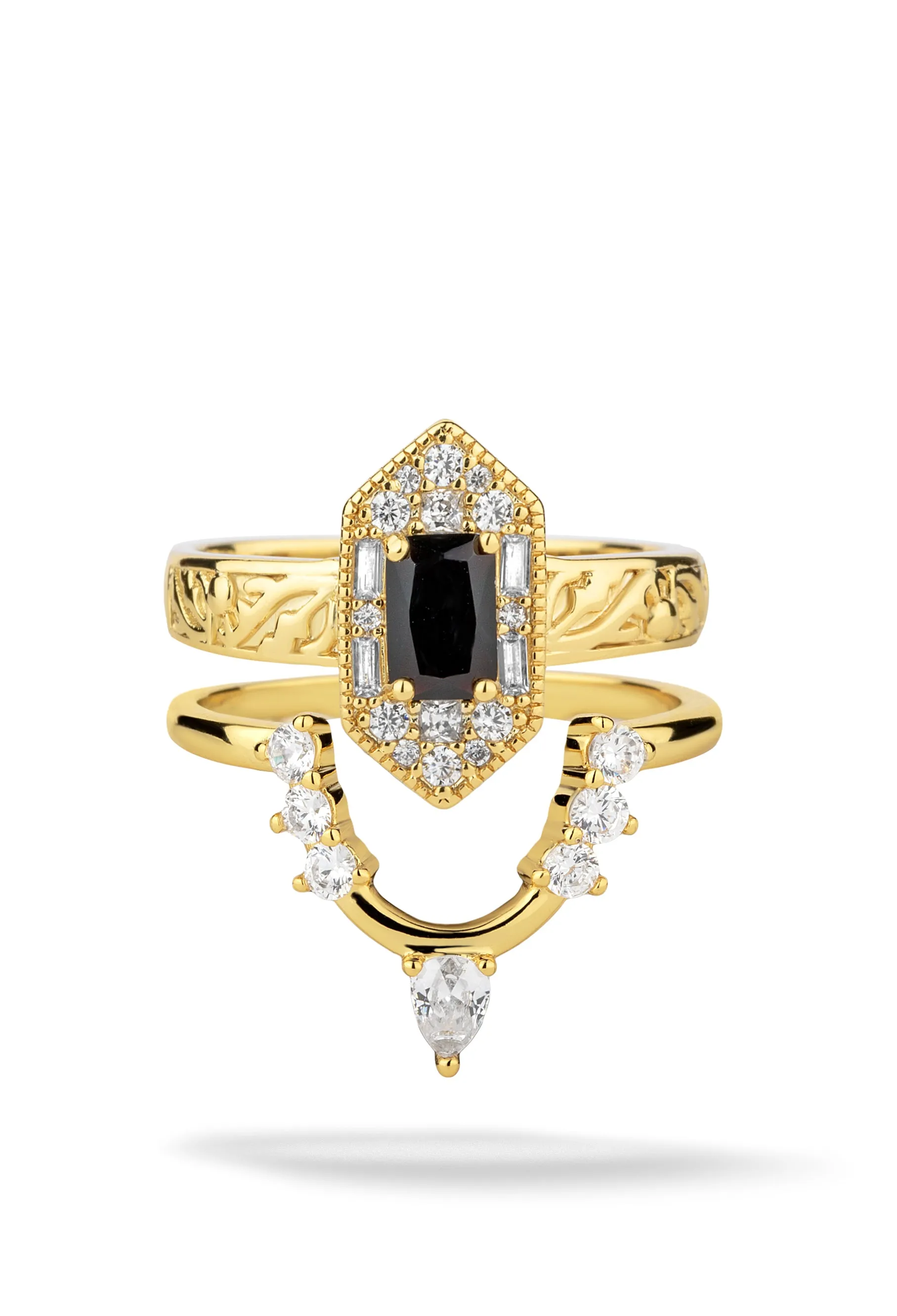 Barcode 2 Ring Stack sold by Oomiay