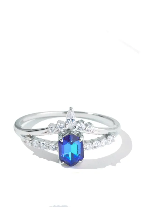 Teleport | Sterling Silver Ring sold by Oomiay