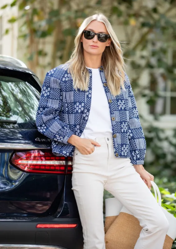 The Devon Jacket - Stonington Patchwork sold by Julia Amory