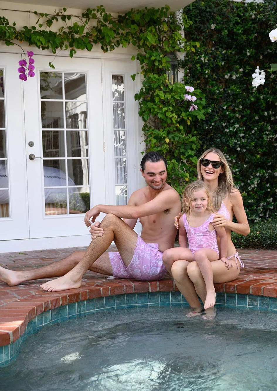 Mens North End Trunks - Blooms Petunia sold by Julia Amory product image thumbnail 2