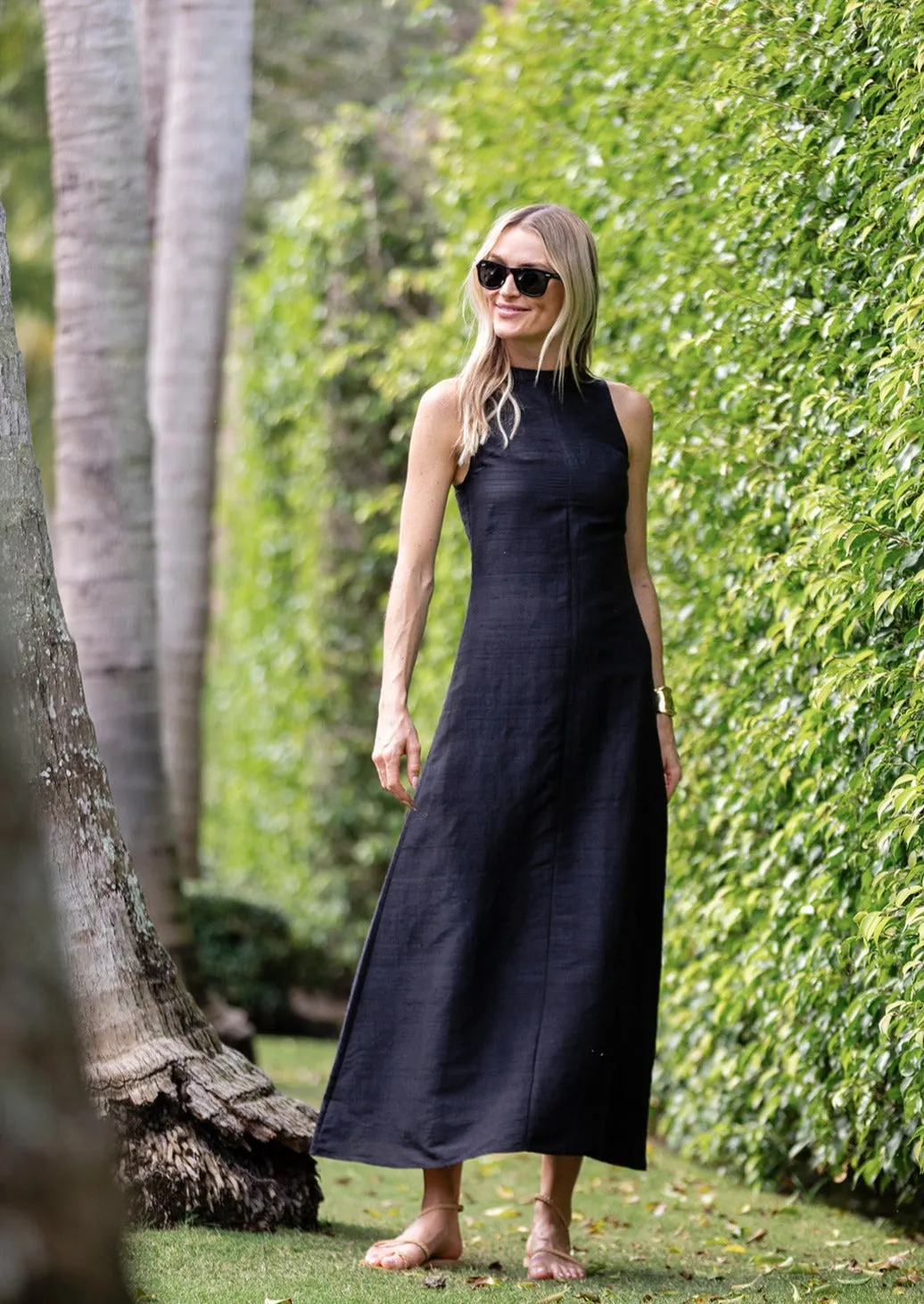 Jane Dress - Noir sold by Julia Amory product image thumbnail 2