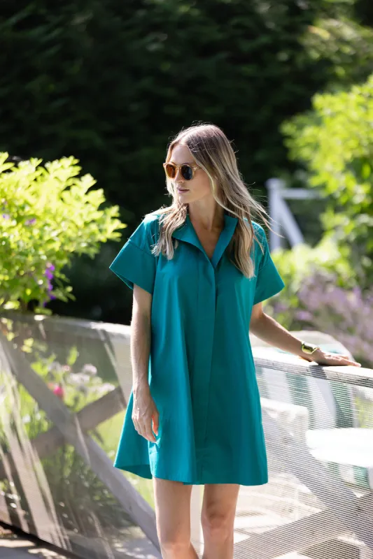Twiggy Dress - Verdigris sold by Julia Amory