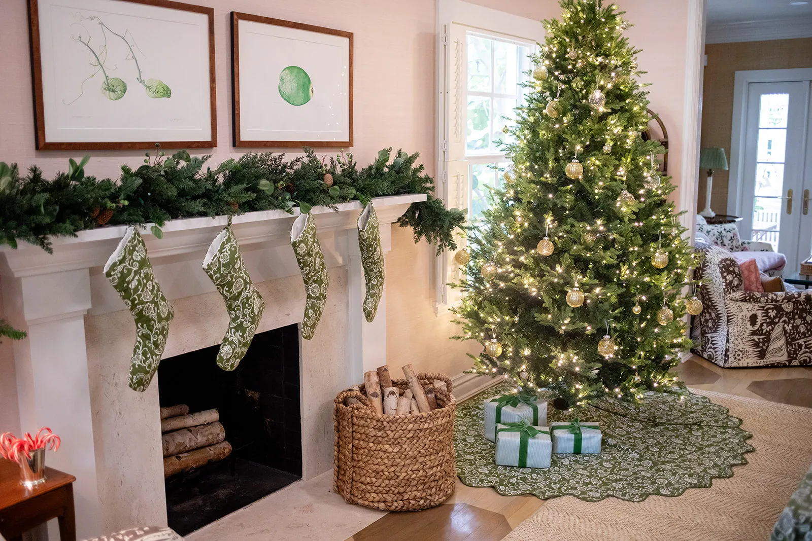 Moss Petunia Tree Skirt sold by Julia Amory product image thumbnail 5