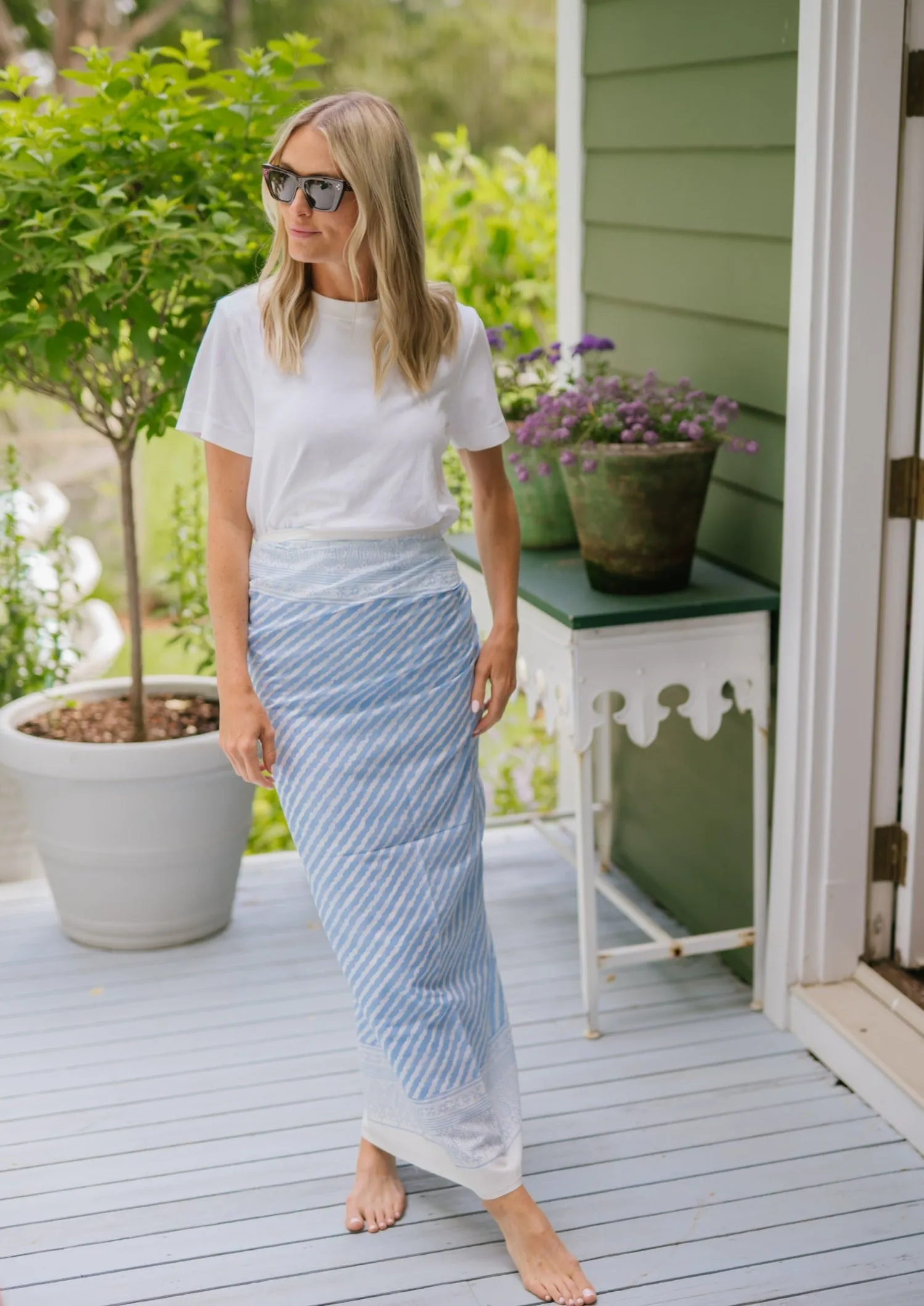 Bath Blue El Morocco Pareo sold by Julia Amory product image thumbnail 3