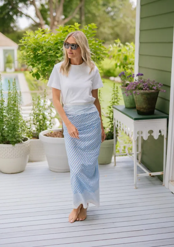 Bath Blue El Morocco Pareo sold by Julia Amory