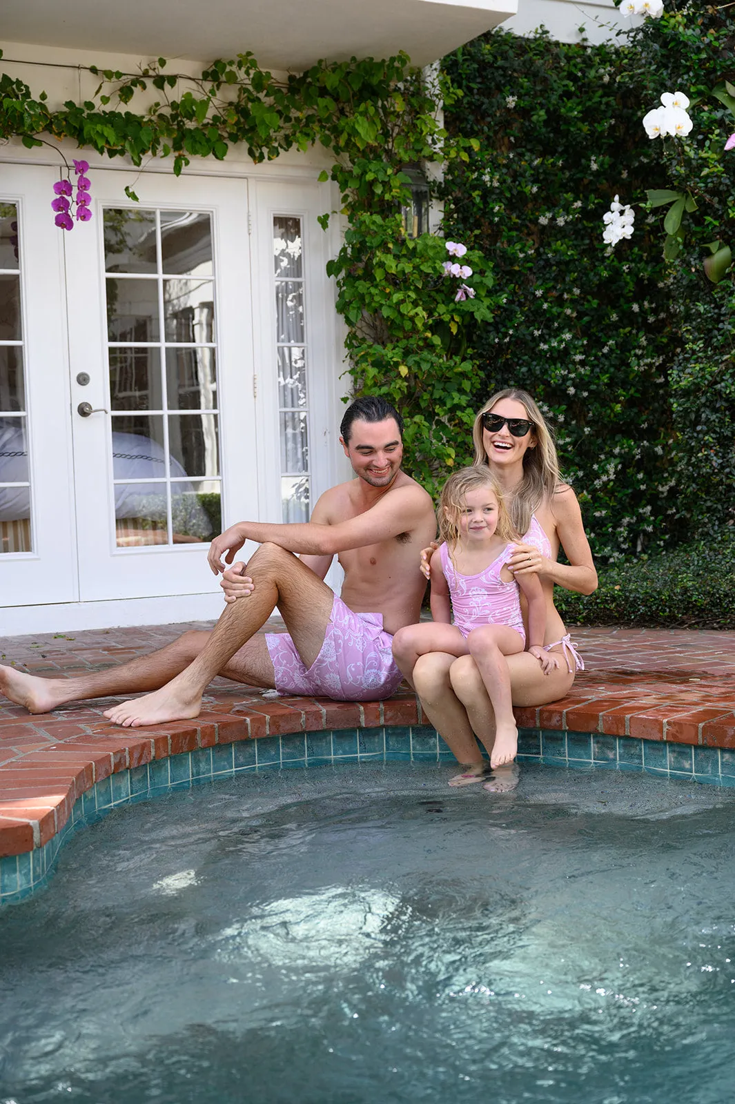 Elbow Beach String Bikini Bottom - Blooms Petunia sold by Julia Amory product image thumbnail 4