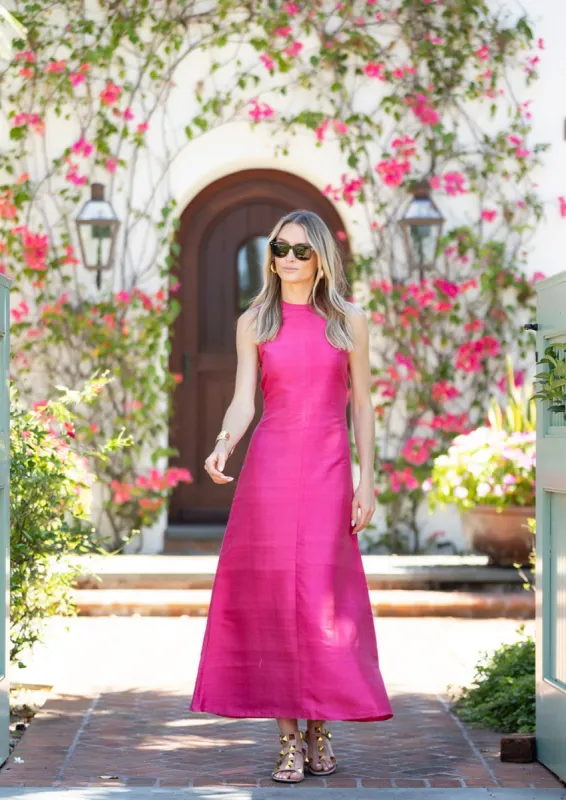 Jane Dress - Fuchsia sold by Julia Amory