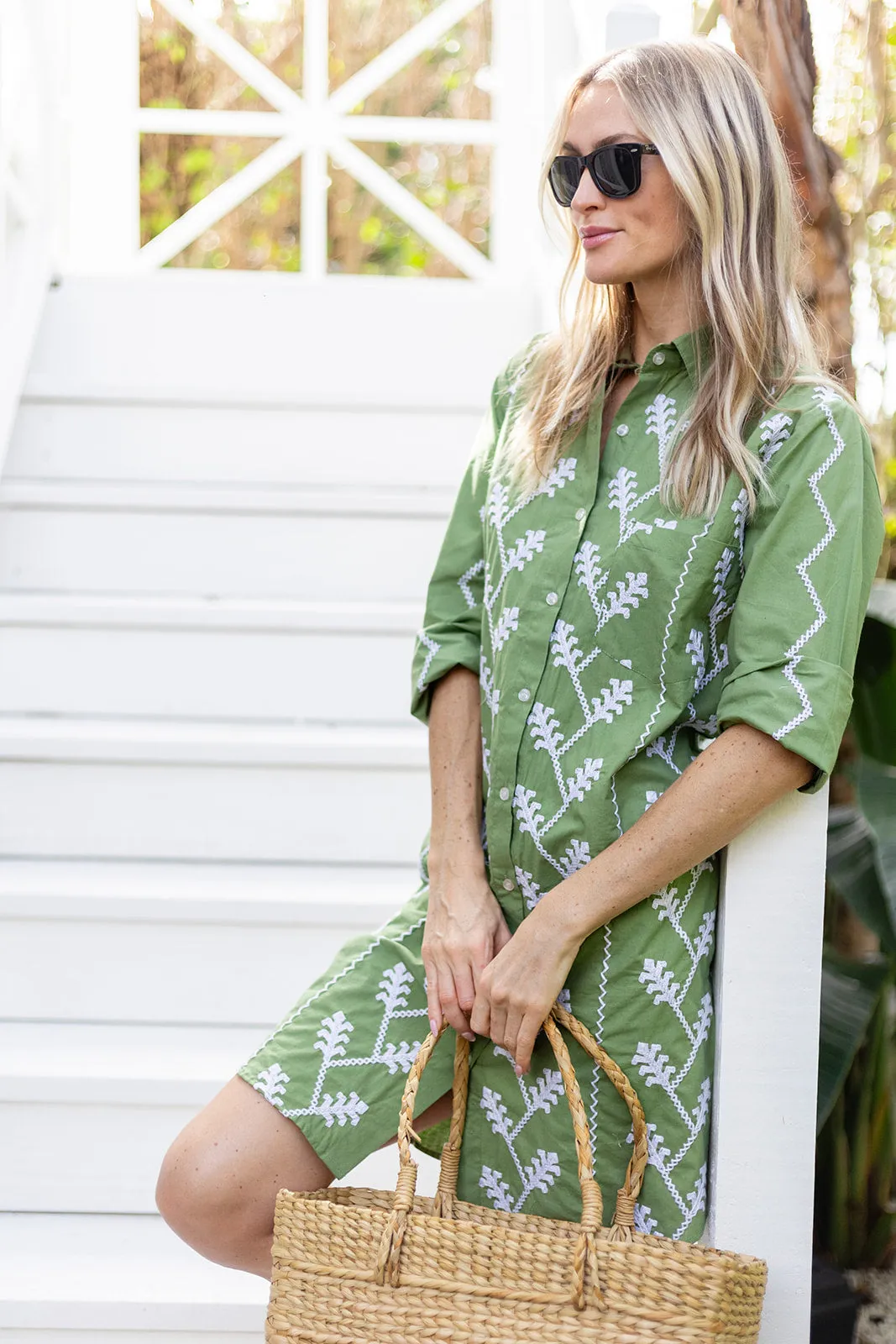 The Swizzle Dress - Celadon sold by Julia Amory product image thumbnail 3