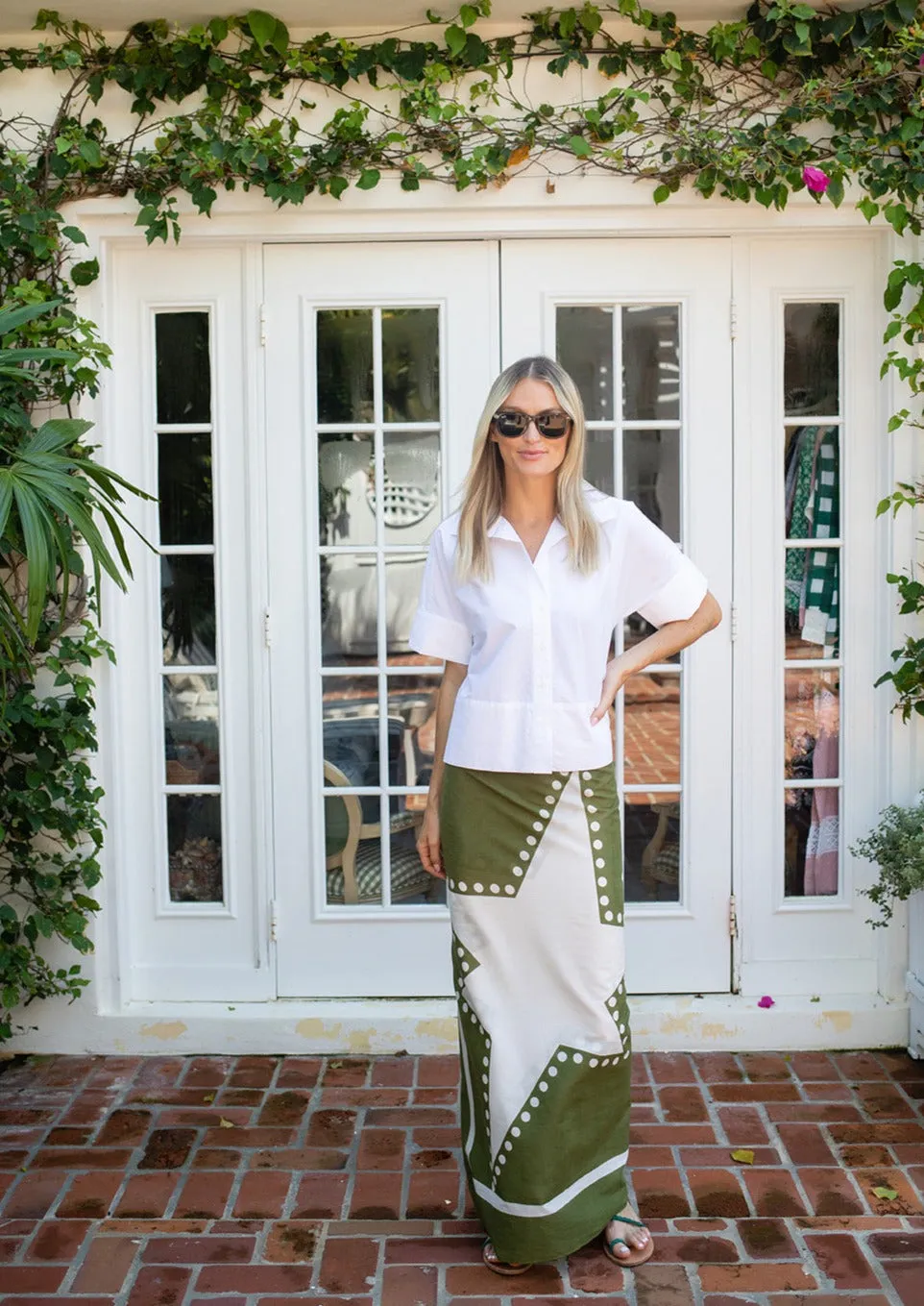 Starry Night Moss Pareo sold by Julia Amory