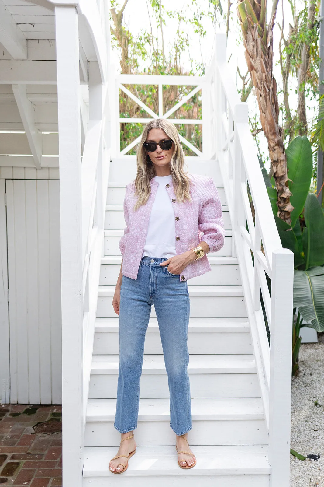 The Devon Jacket - Blooms Patchwork sold by Julia Amory product image thumbnail 5