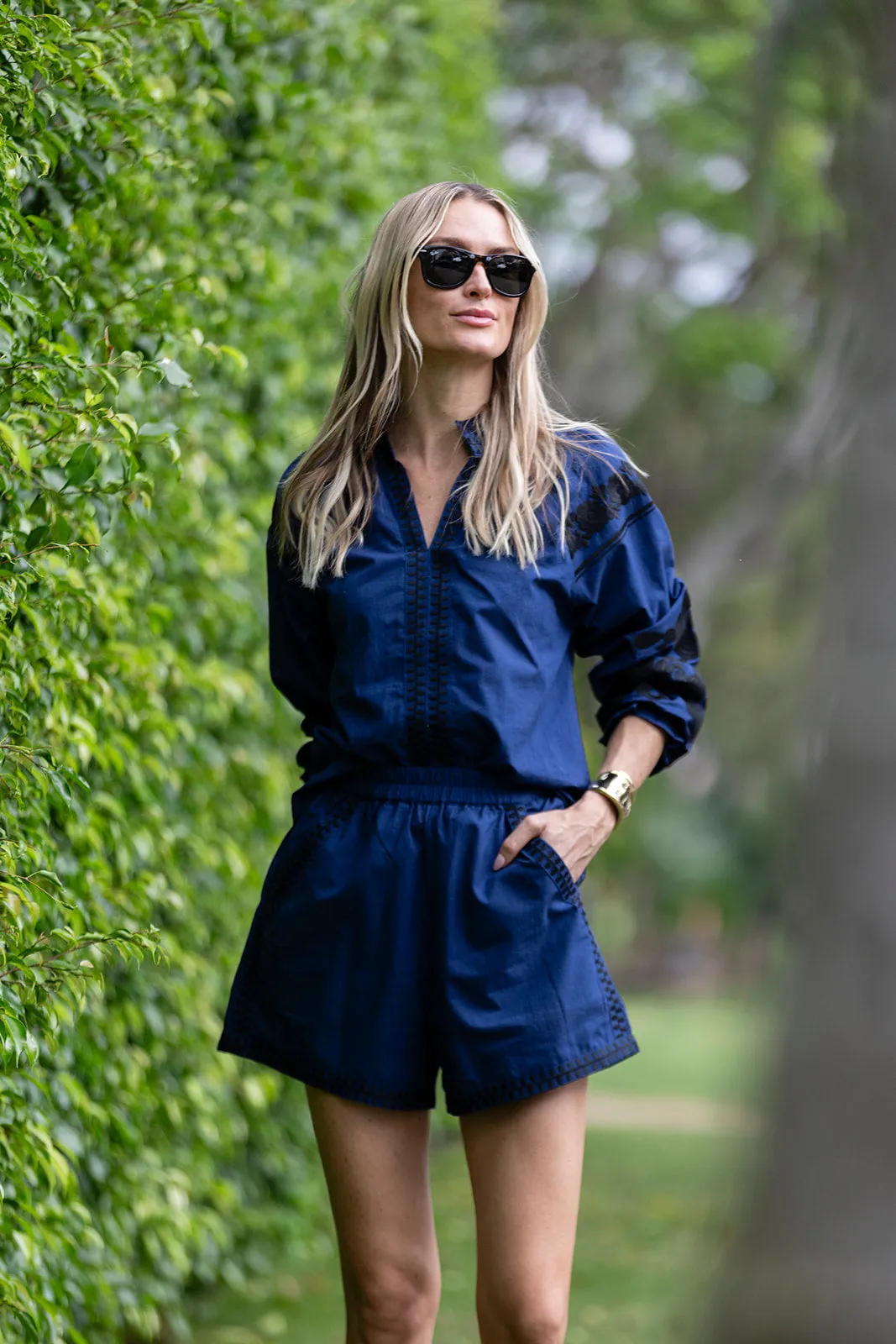 Coatue Top - Caspian Blue sold by Julia Amory product image thumbnail 2