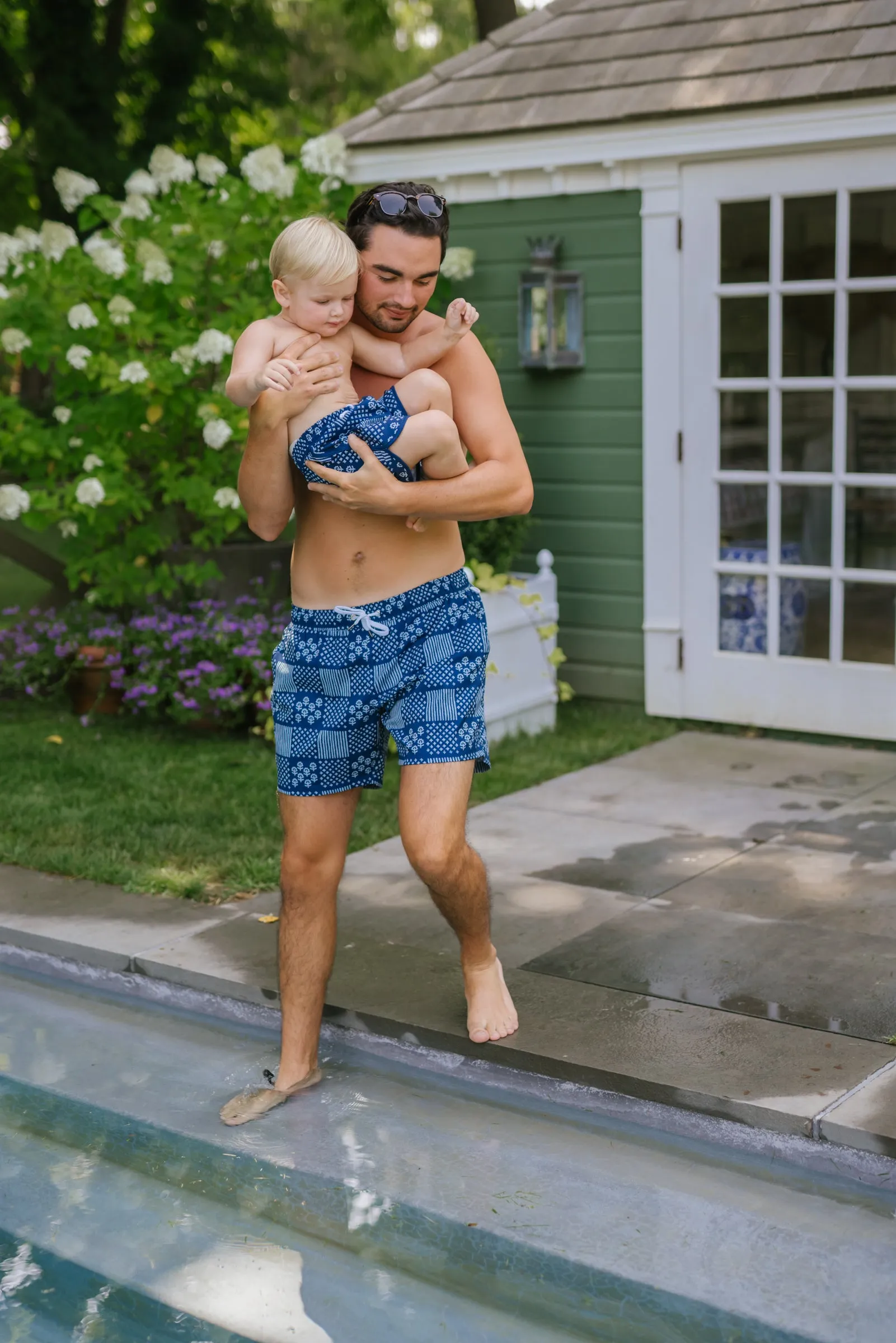 Mens North End Trunks - Stonington Patchwork sold by Julia Amory product image thumbnail 3