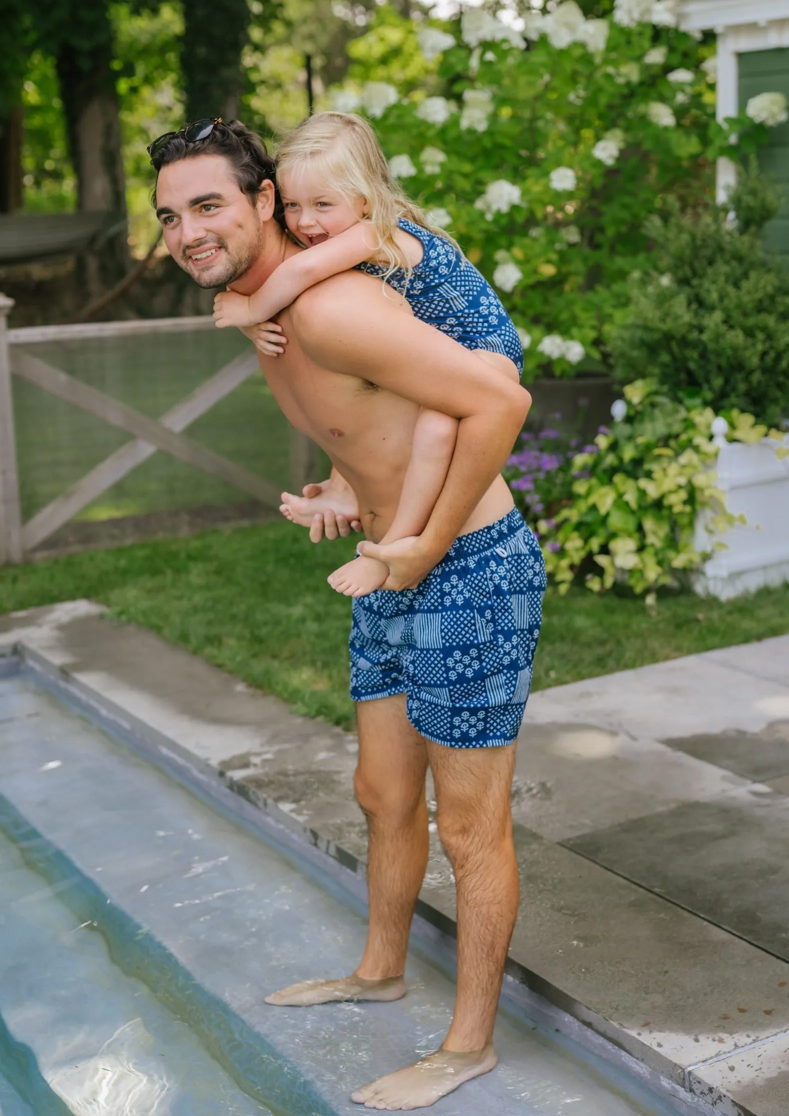 Mens North End Trunks - Stonington Patchwork sold by Julia Amory