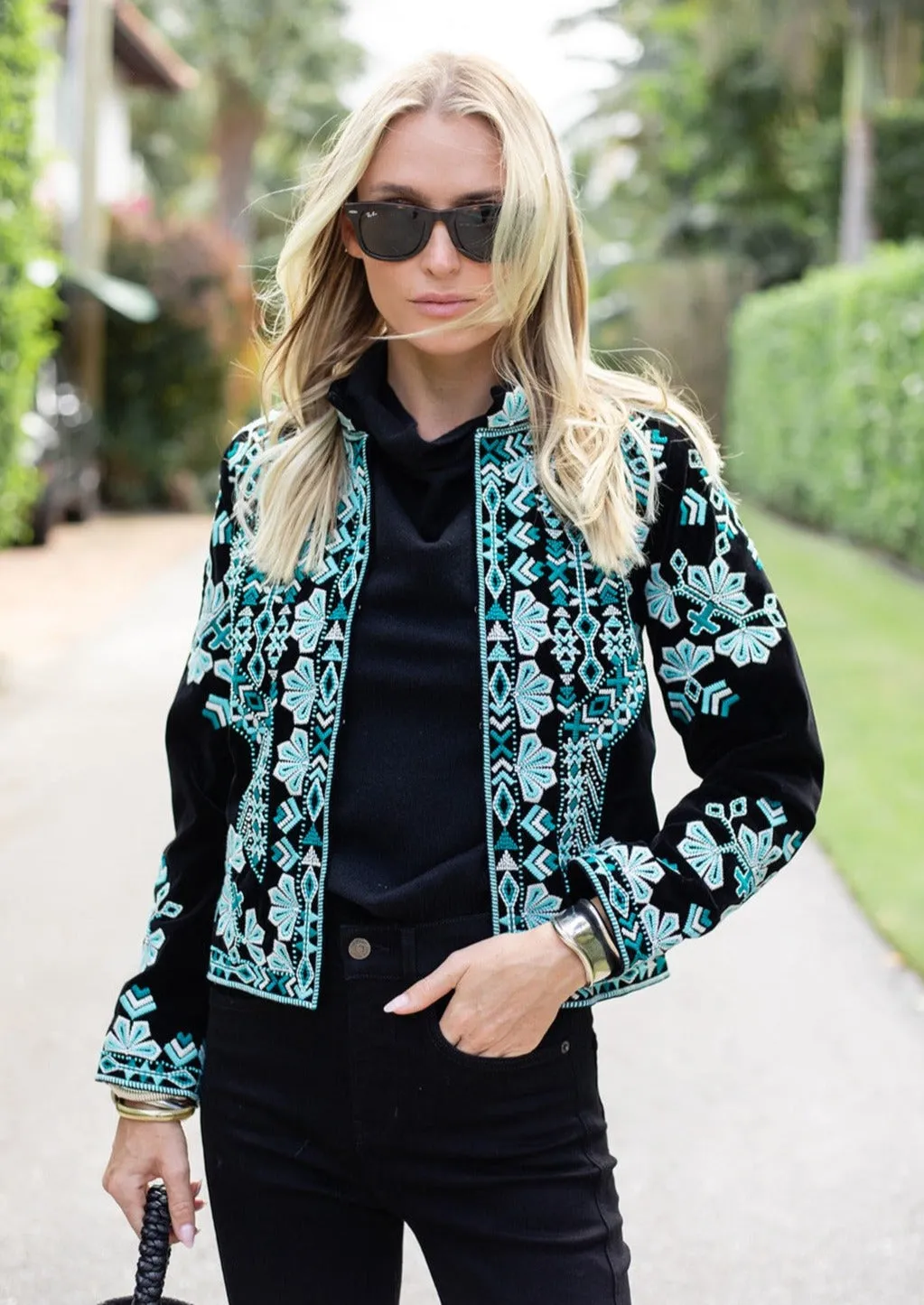 Vreeland Jacket - Sky sold by Julia Amory