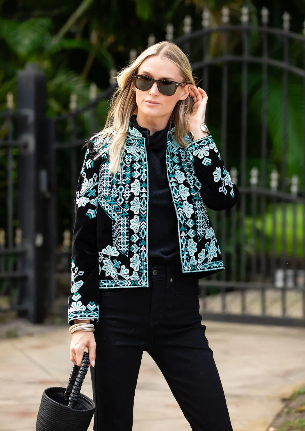 Vreeland Jacket - Sky sold by Julia Amory product image thumbnail 4