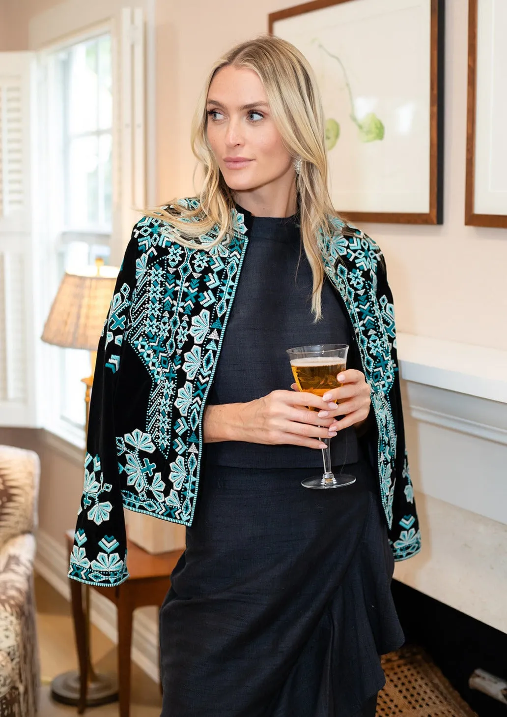 Vreeland Jacket - Sky sold by Julia Amory product image thumbnail 3