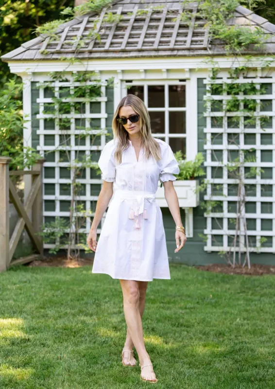 Mini Casablanca Dress - Ballet Pink made by Julia Amory