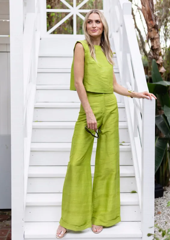Julia Pant - Chartreuse sold by Julia Amory