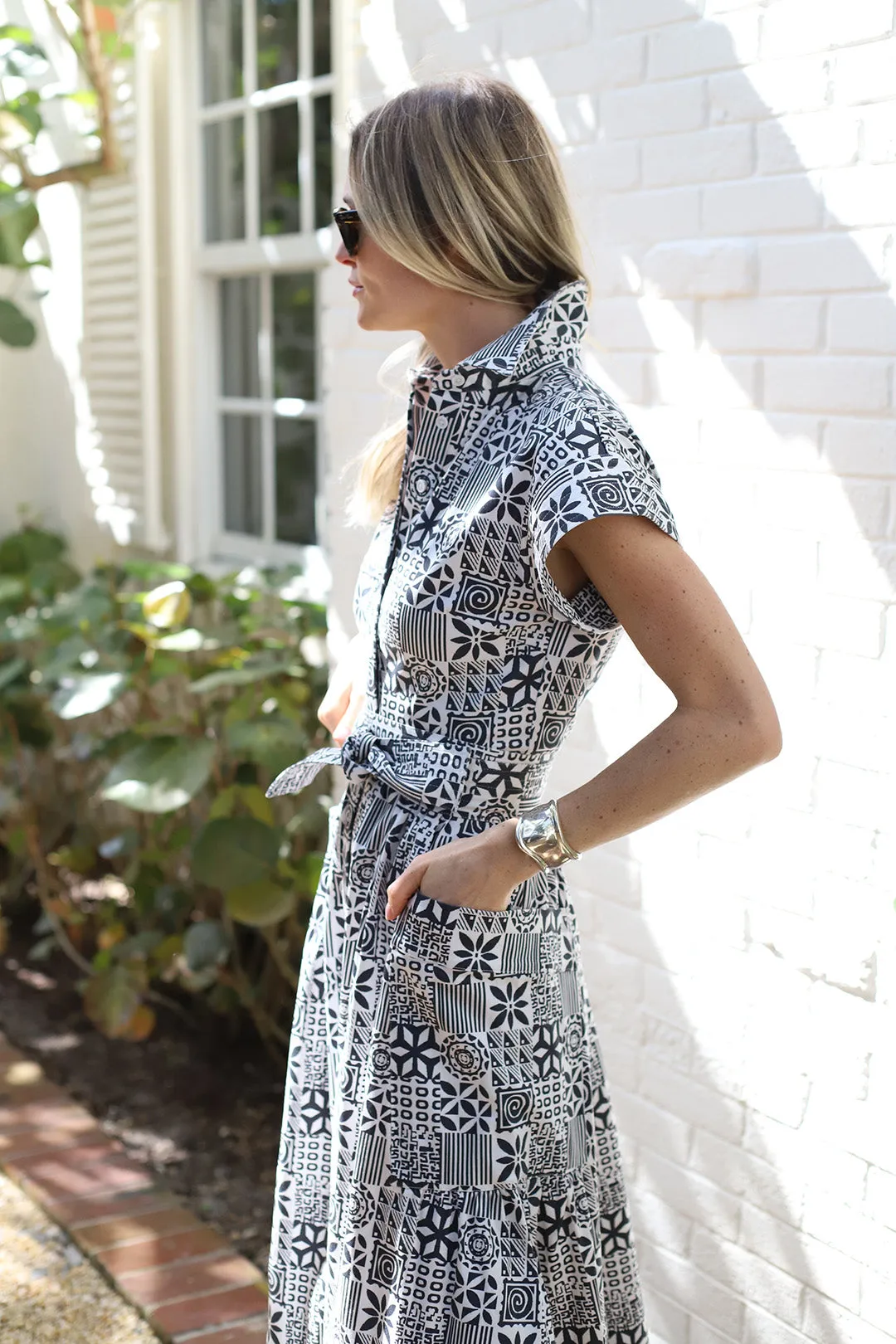 Betty Dress - Batik Patchwork sold by Julia Amory product image thumbnail 2