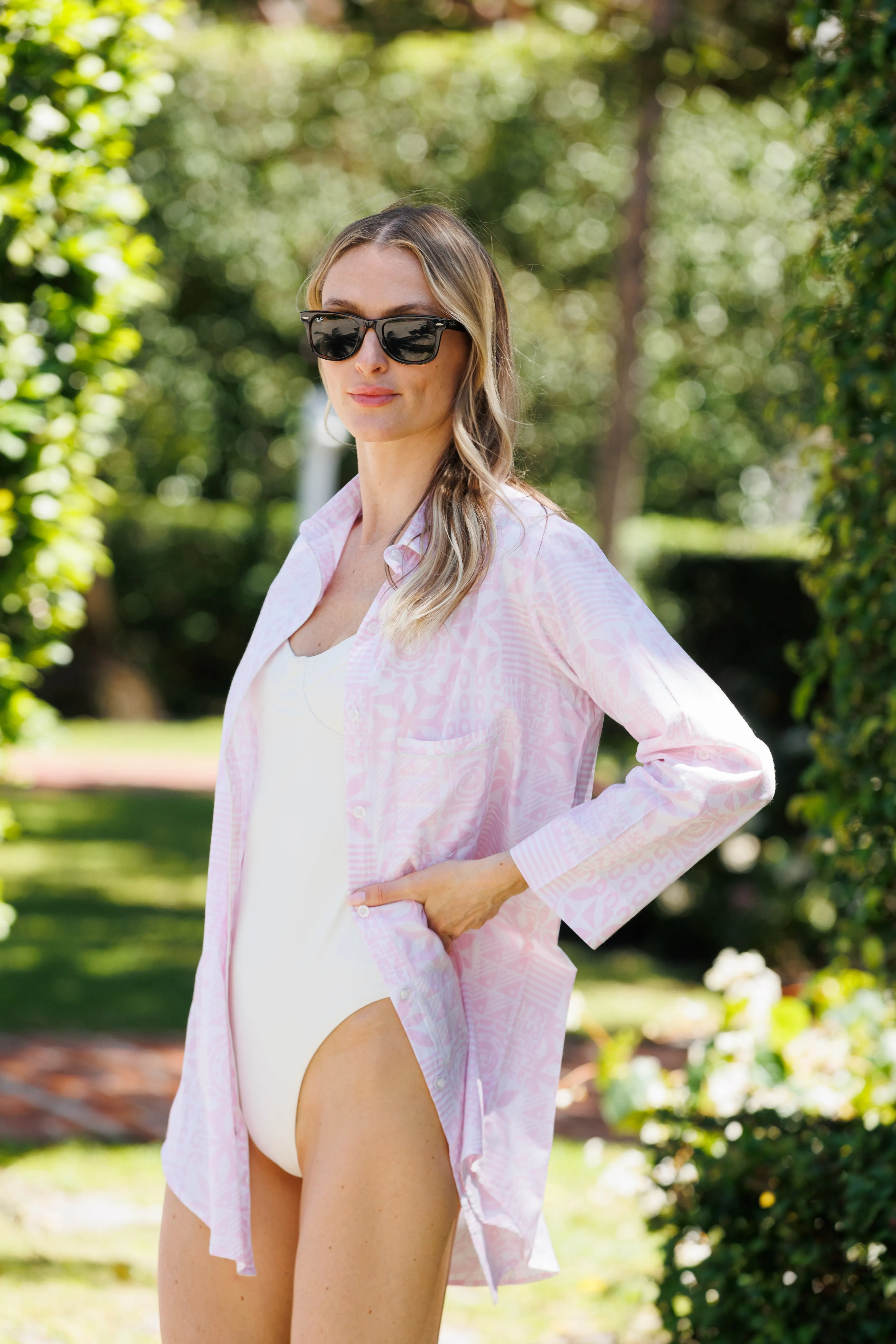 The JA Husband Shirt - Ballet Batik Patchwork sold by Julia Amory product image thumbnail 3