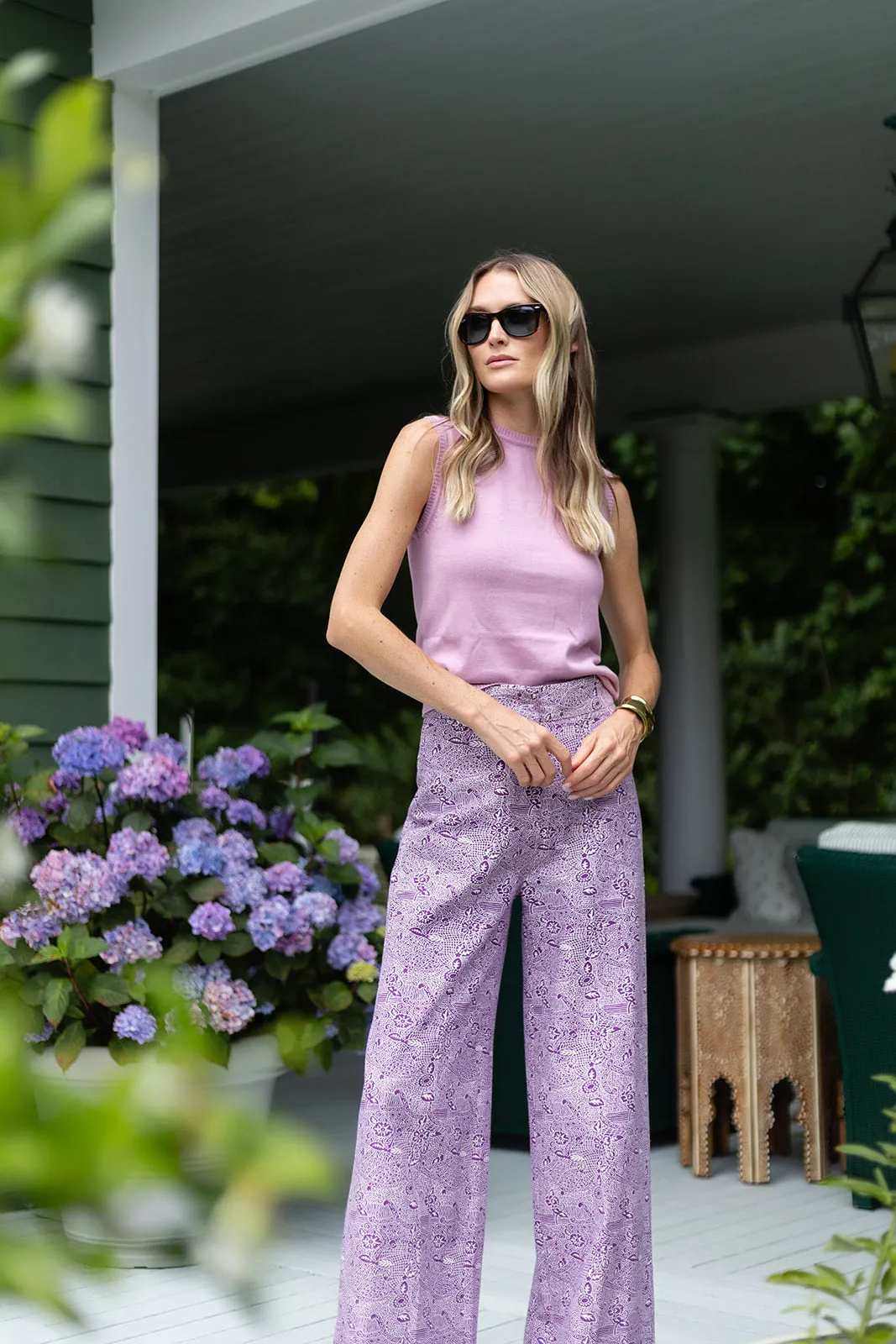 Julia Pant Canvas - Orchid Marbella sold by Julia Amory product image thumbnail 2