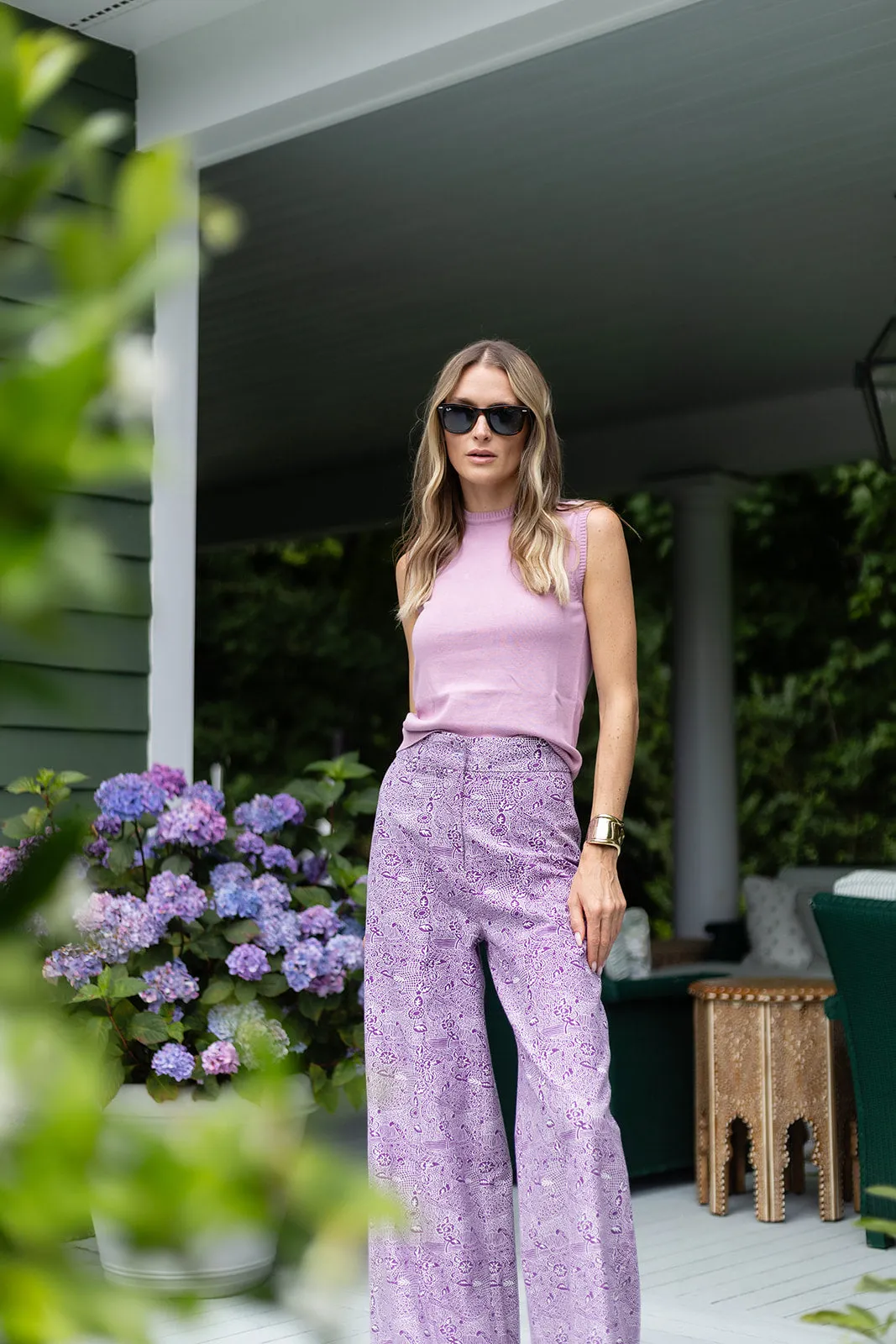 Julia Pant Canvas - Orchid Marbella sold by Julia Amory product image thumbnail 5