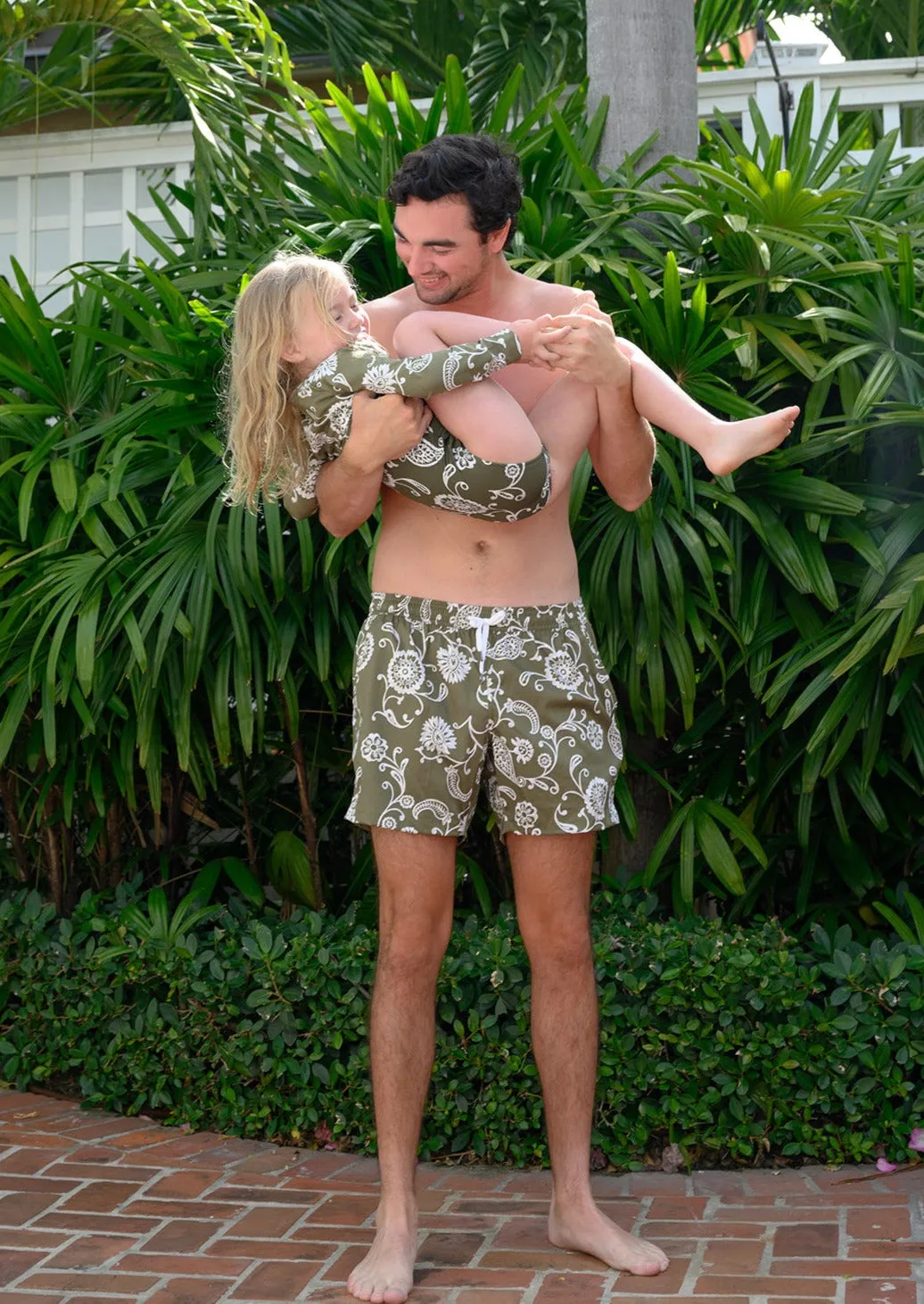 Mens North End Trunks - Moss Petunia sold by Julia Amory